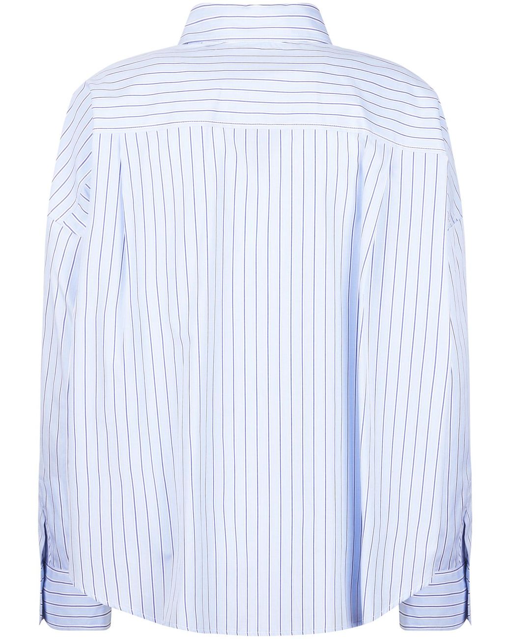 Weekend by Maxmara Blue Aureo Striped Button-Up Shirt