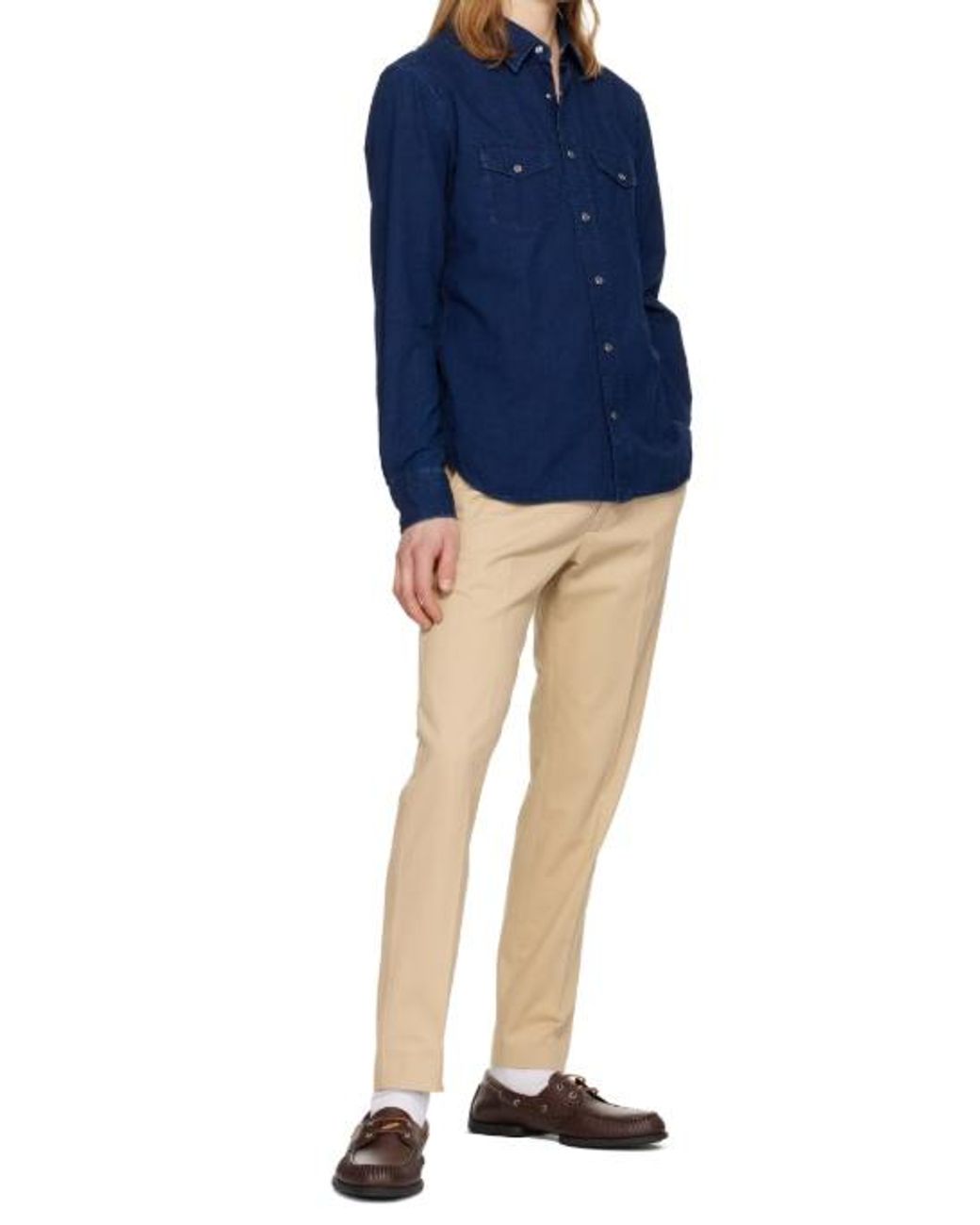 Tom Ford Blue Logo T-Shirt for men