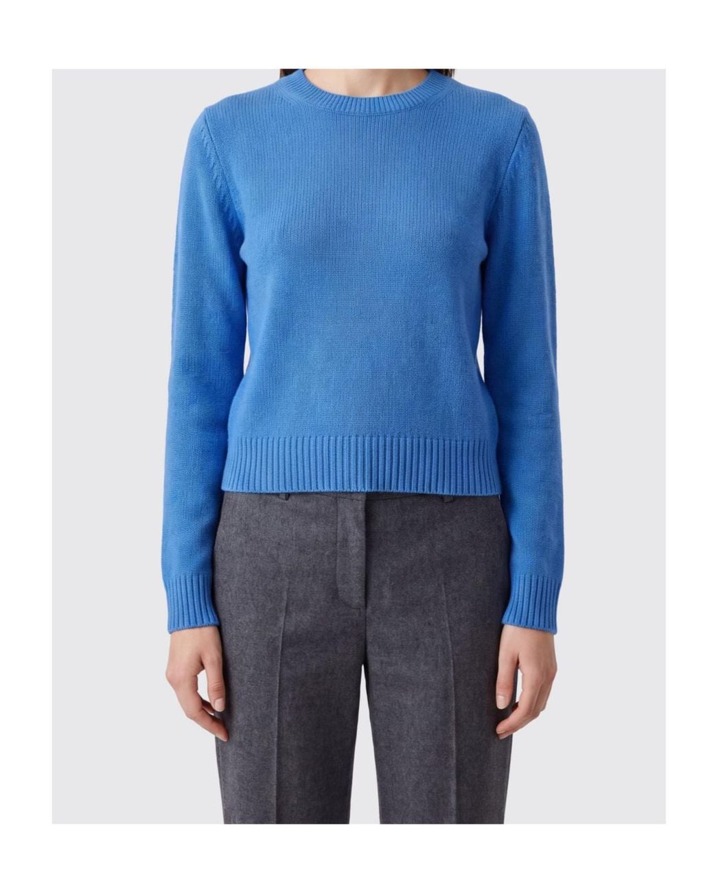 Lisa Yang Blue Mable Crewneck Jumper