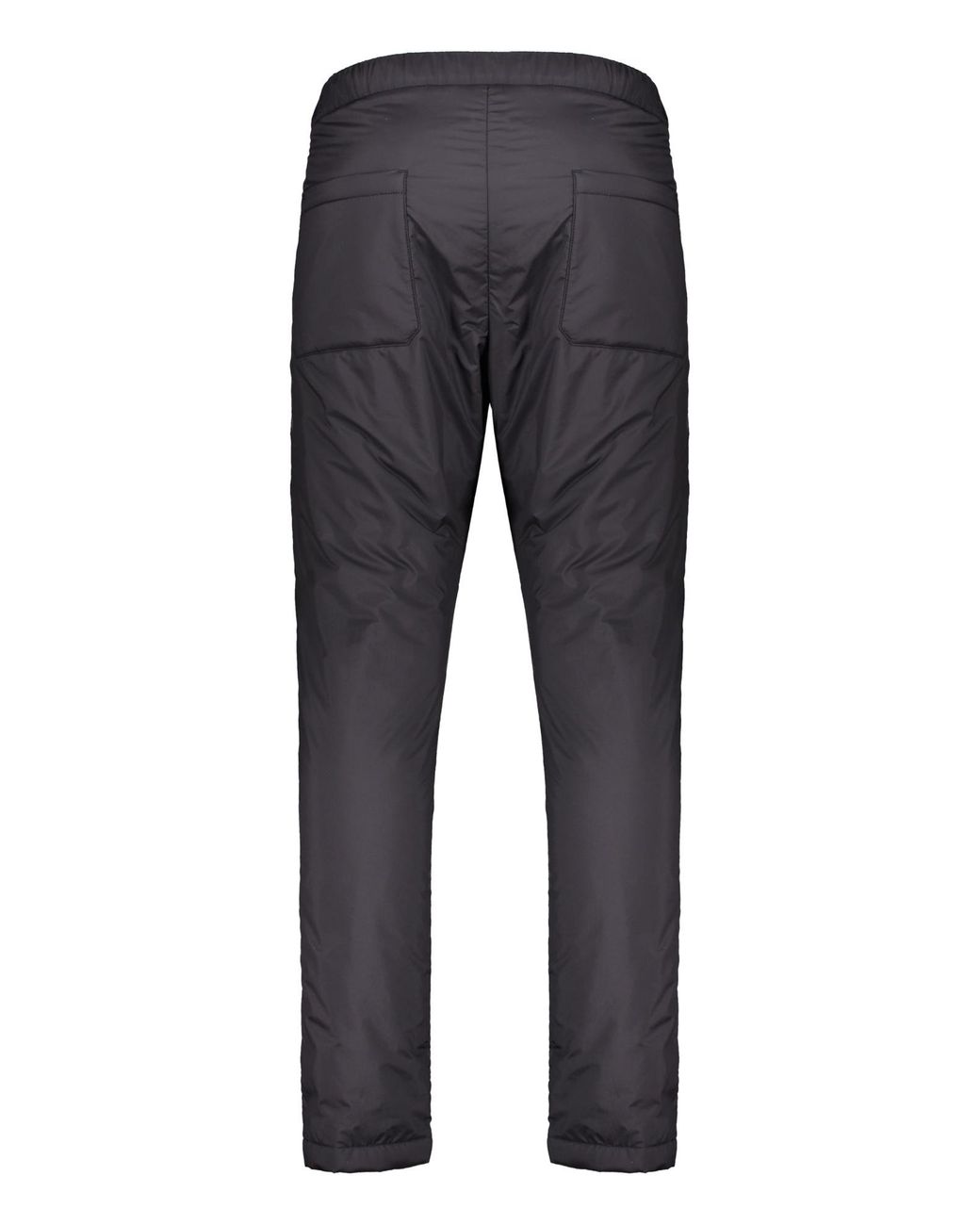 Herno Gray Straight Trousers for men