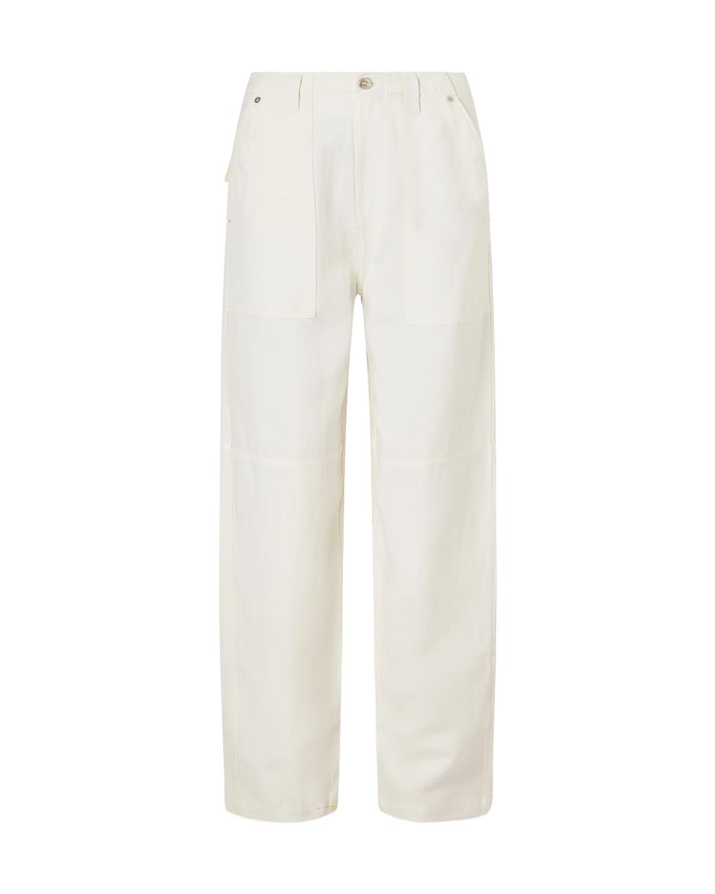 Wales Bonner White Hymn Button-Flap Pocket Trousers