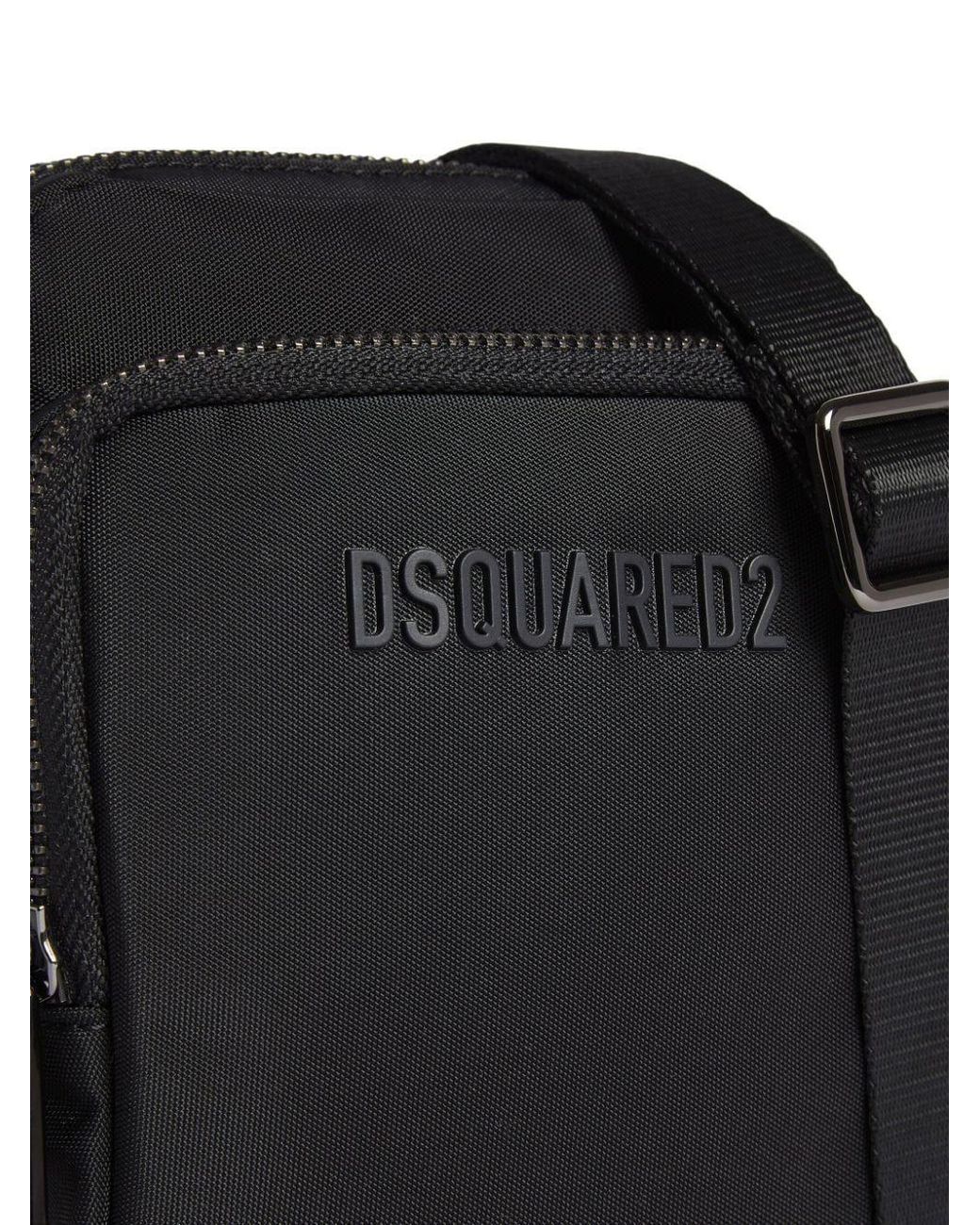 DSquared² Black Urban Crossbody Bag for men