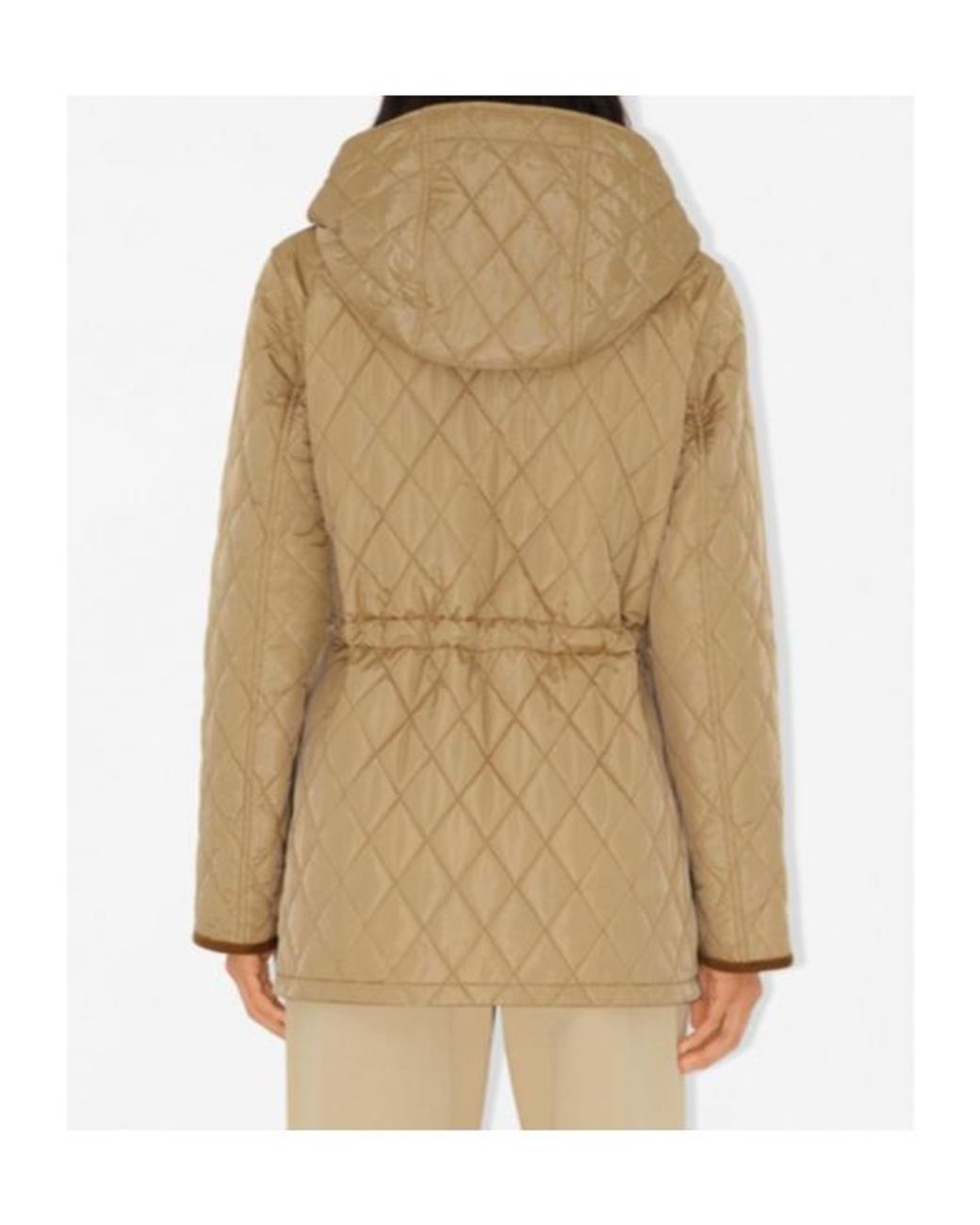 Burberry Natural Bromley Quilted Nylon Jacket
