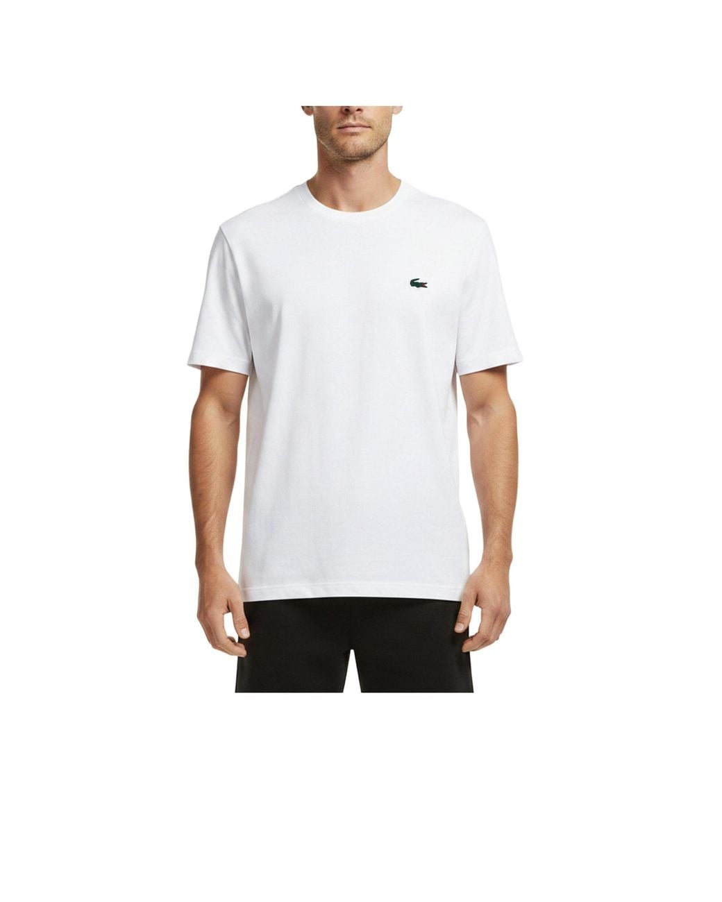 Lacoste White Casual Short-Sleeved Top for men