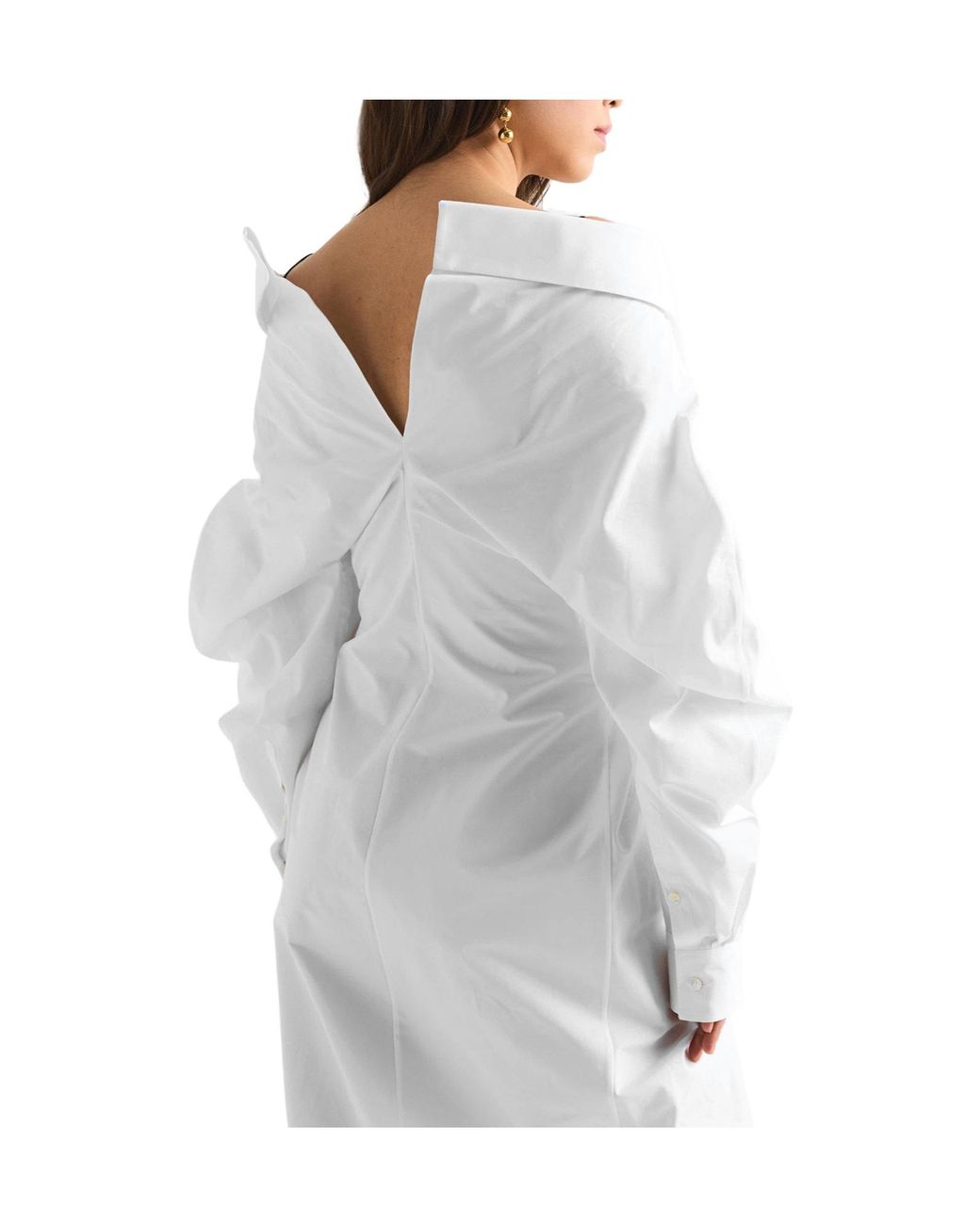 Givenchy White Long Shirt Dress