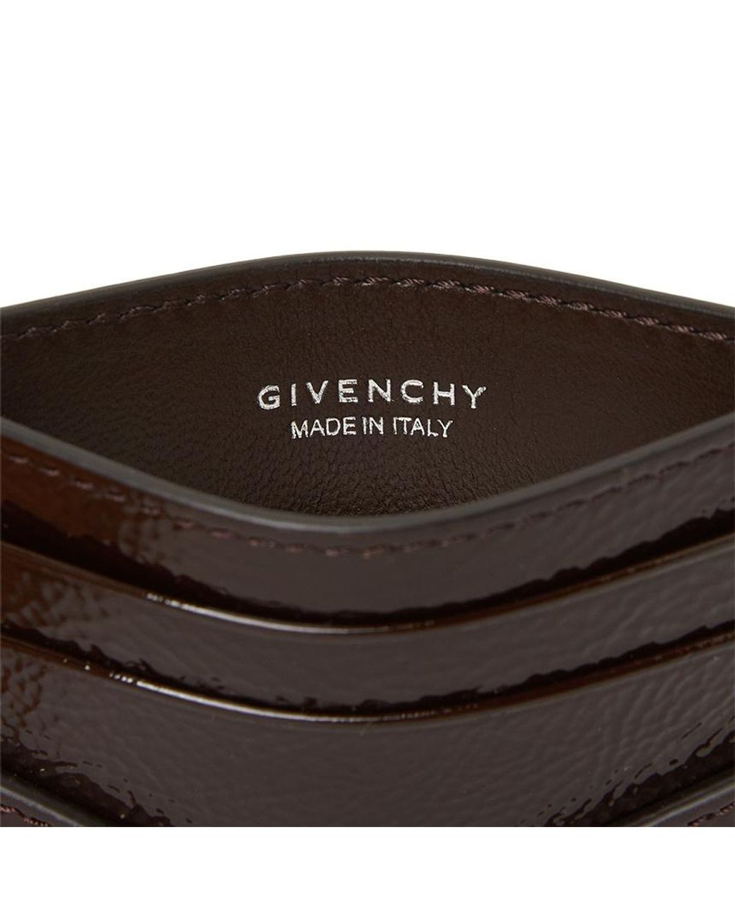 Givenchy Brown Logo Card Holder