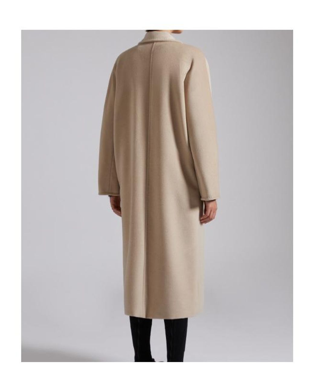 Max Mara Natural Madame Belted Double-Breasted Coat