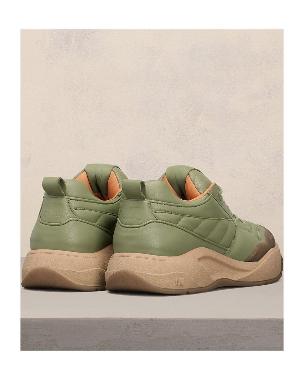 AMI Green Ami Sn1509 Sneakers for men