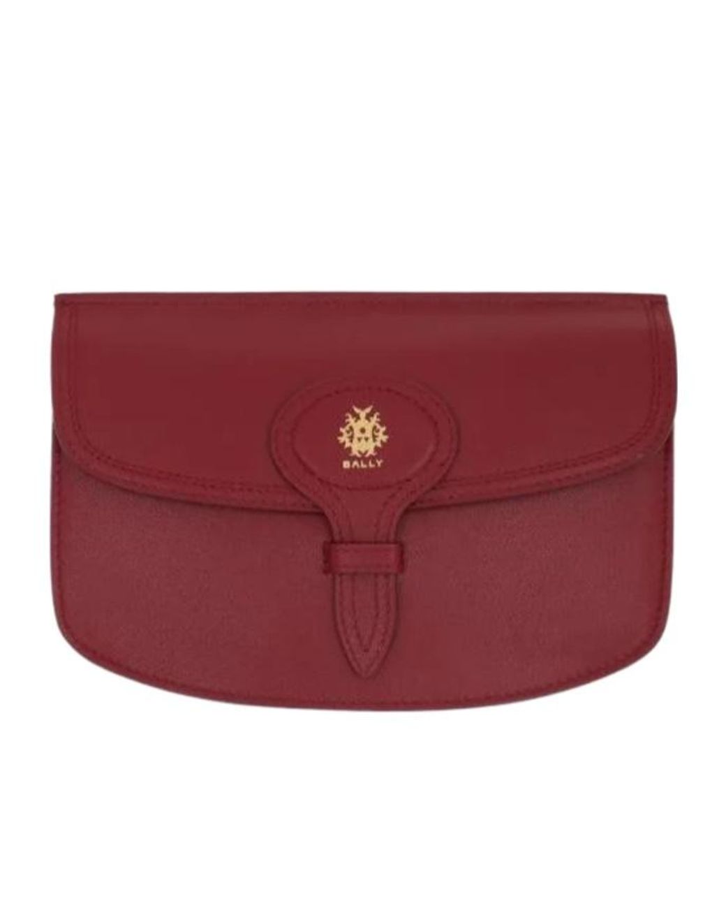 Bally Red Flap Shoulder Bag