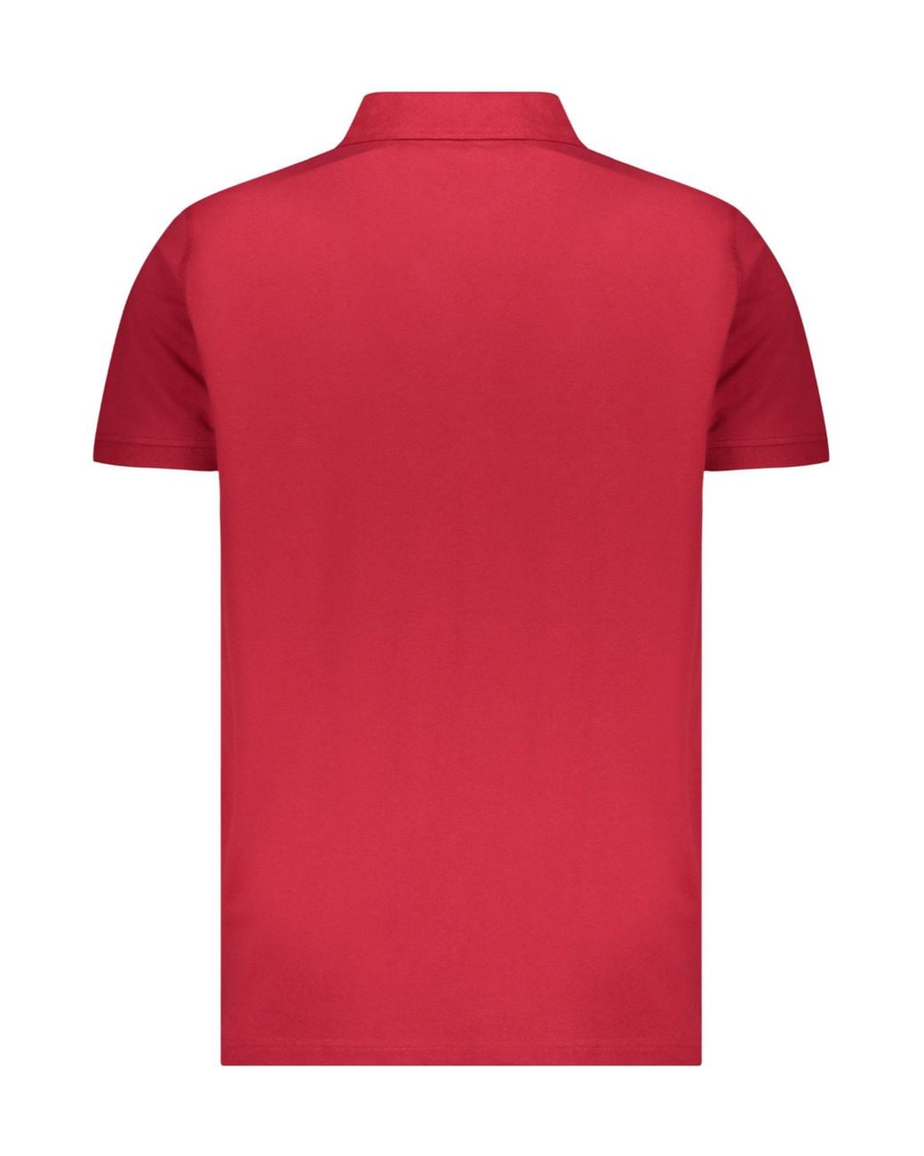 Iceberg Red Logo Piqué Polo Shirt for men