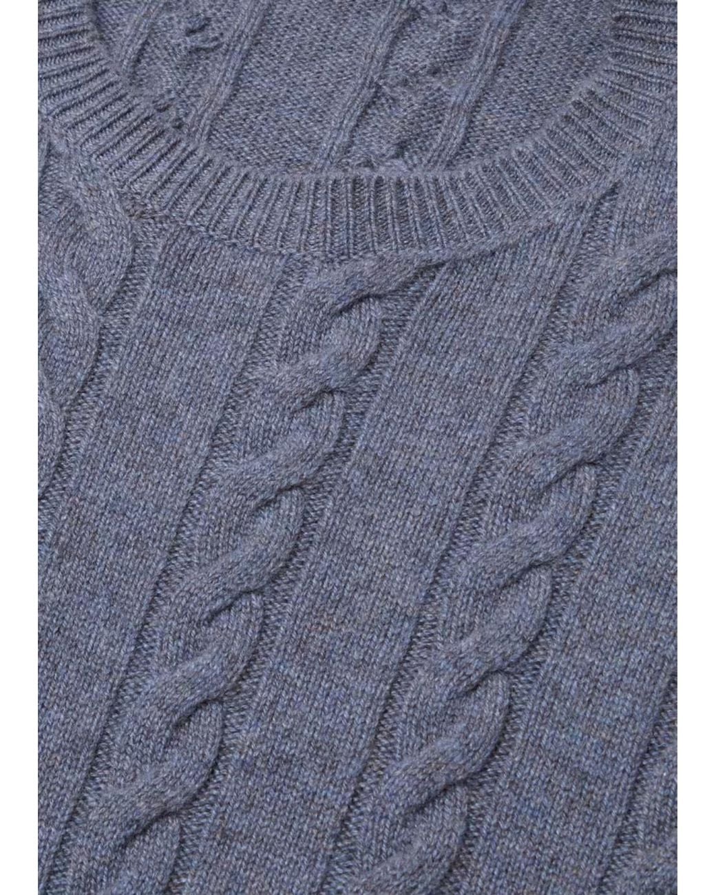 Loro Piana Blue Cedar Crewneck for men
