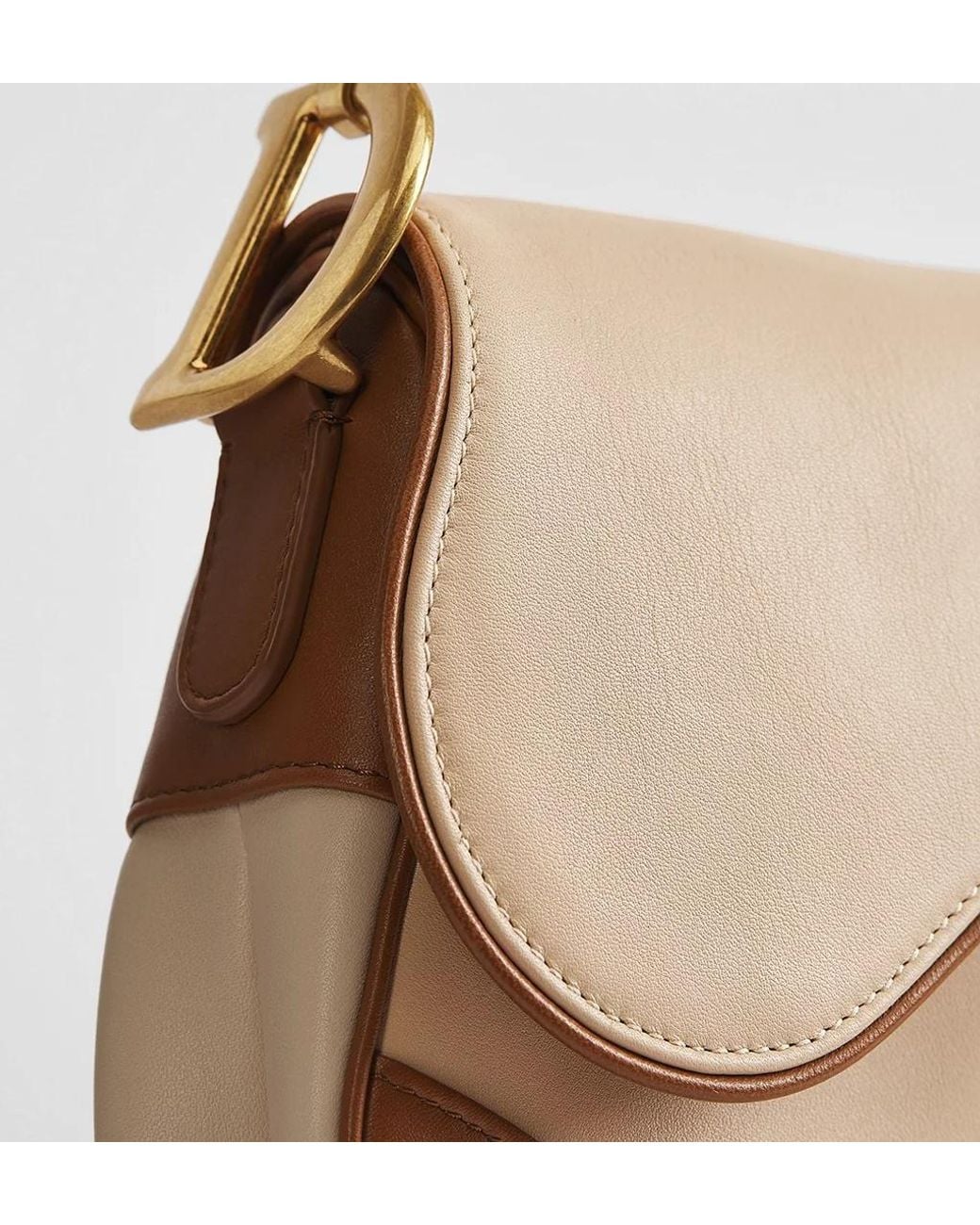 Dior Multicolor Saddle Bag With Strap