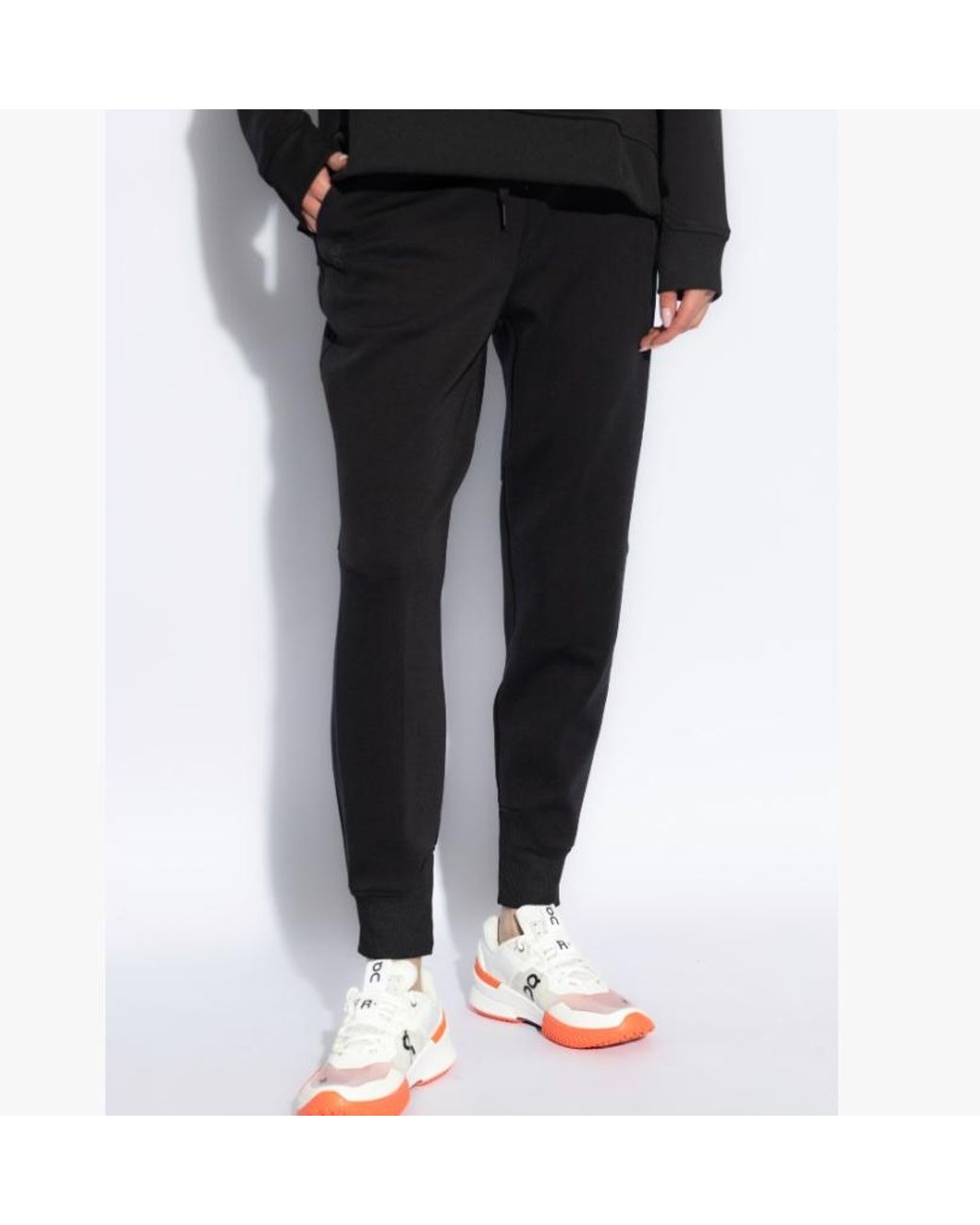 On Shoes Black Drawstring Sweatpants