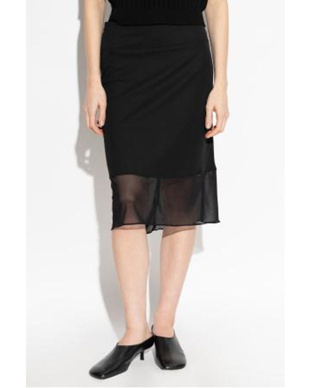IRO Black Straight Skirt