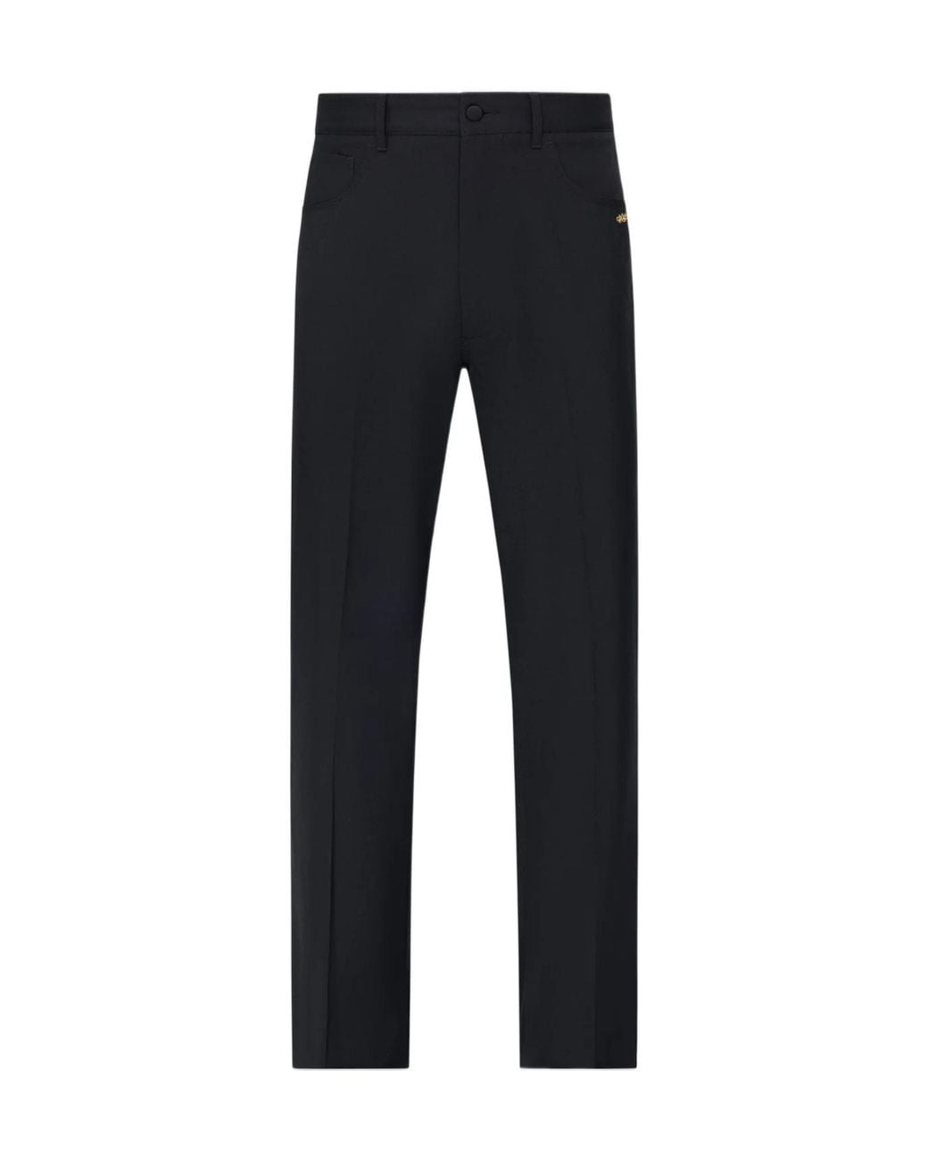 Amiri Black Straight Cropped Pants for men