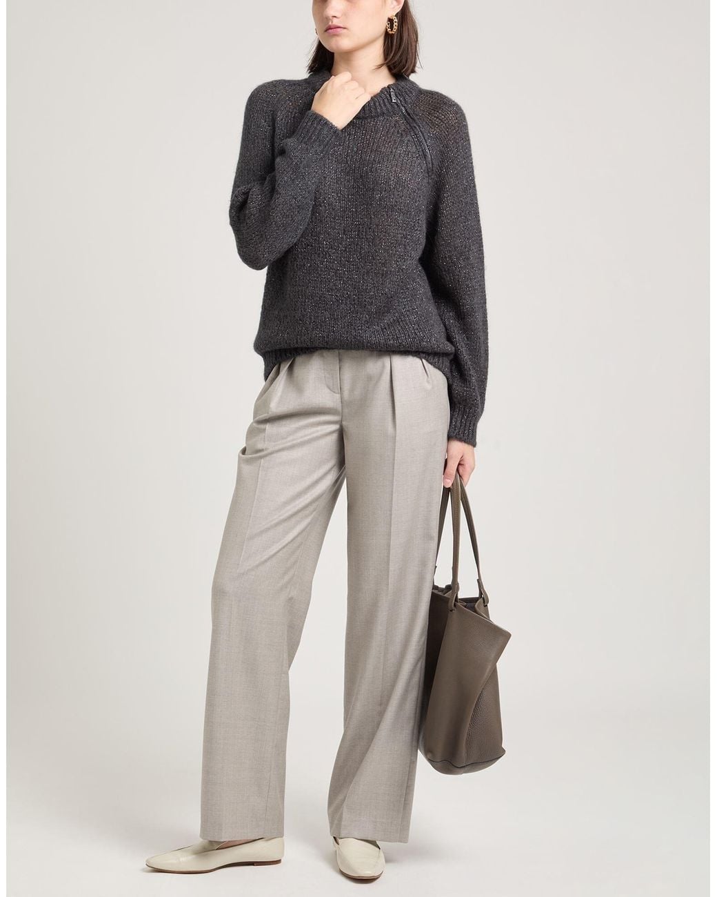 MAX&Co. Gray Knitted Jumper