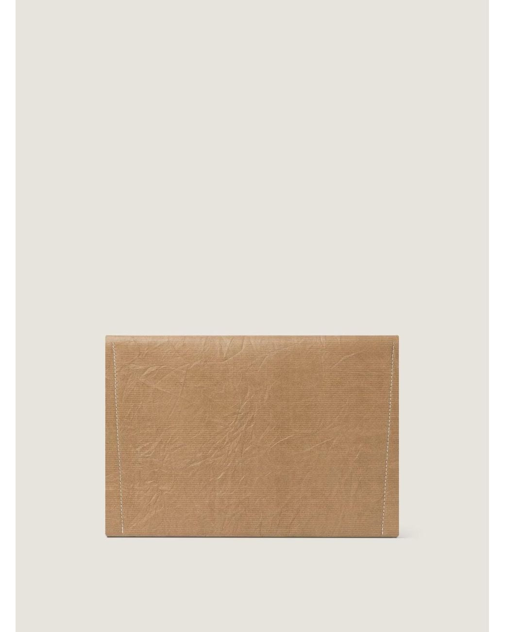 Givenchy Black Logo Detailed Crinkled Effect Clutch Bag
