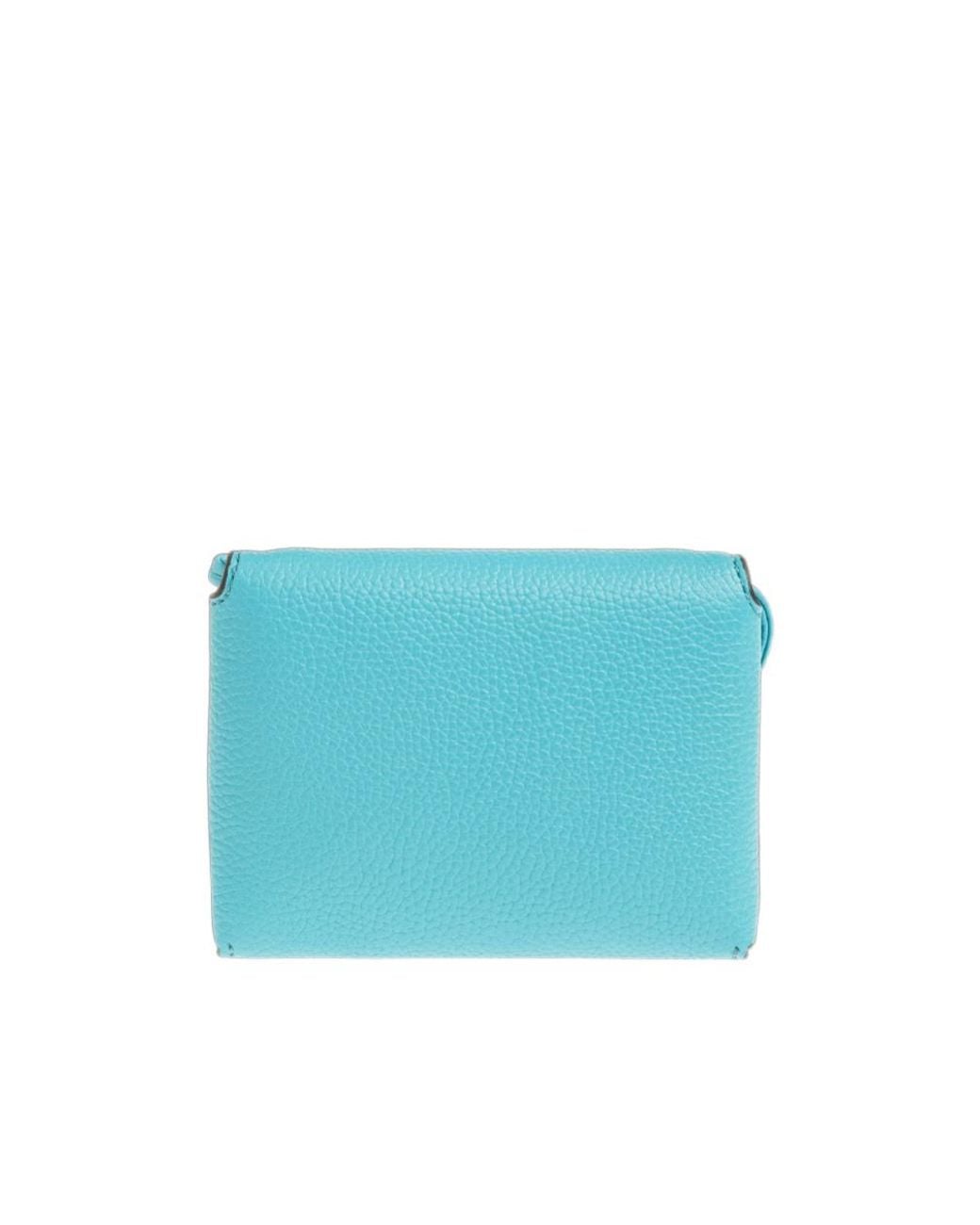 Tory Burch Blue Lanyard Cardholder