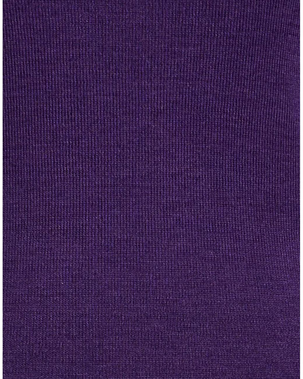 MM6 by Maison Margiela Purple Simple Slim-Fit Dress