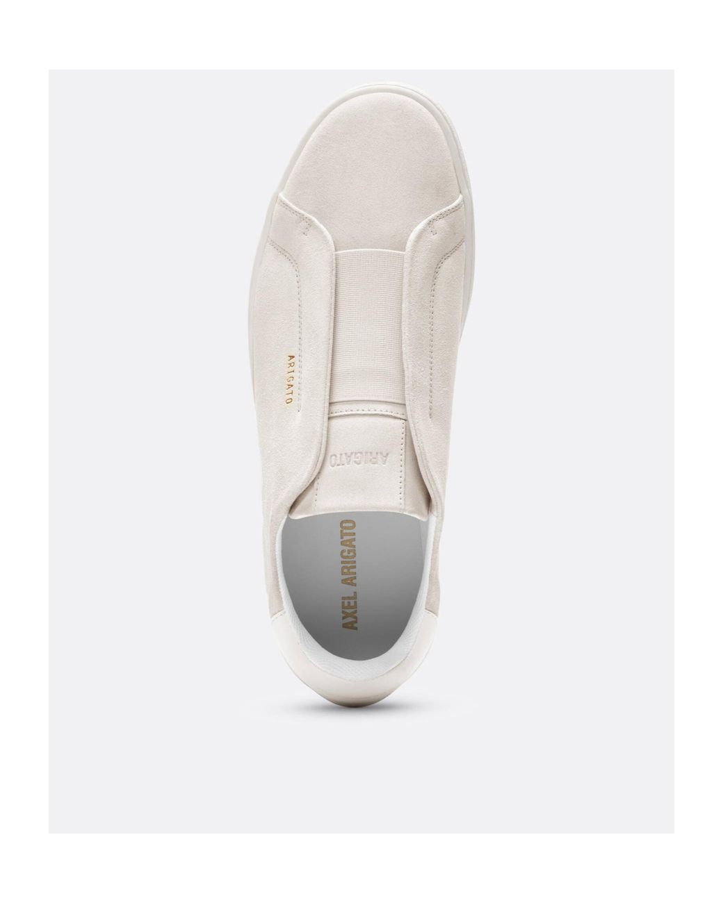 Axel Arigato White Dice Laceless Slip-On Sneakers for men
