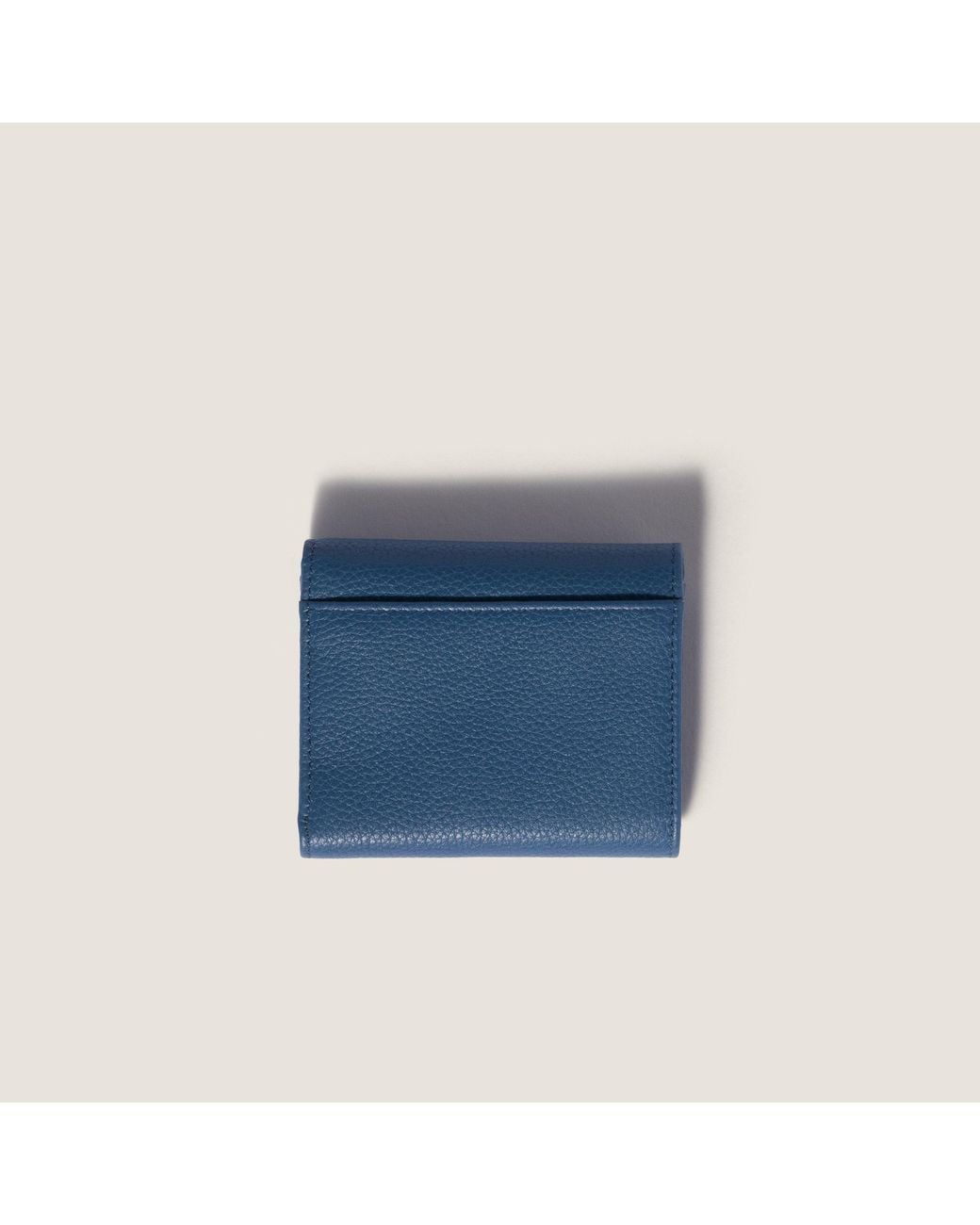 Miu Miu Blue Small Leather Wallet