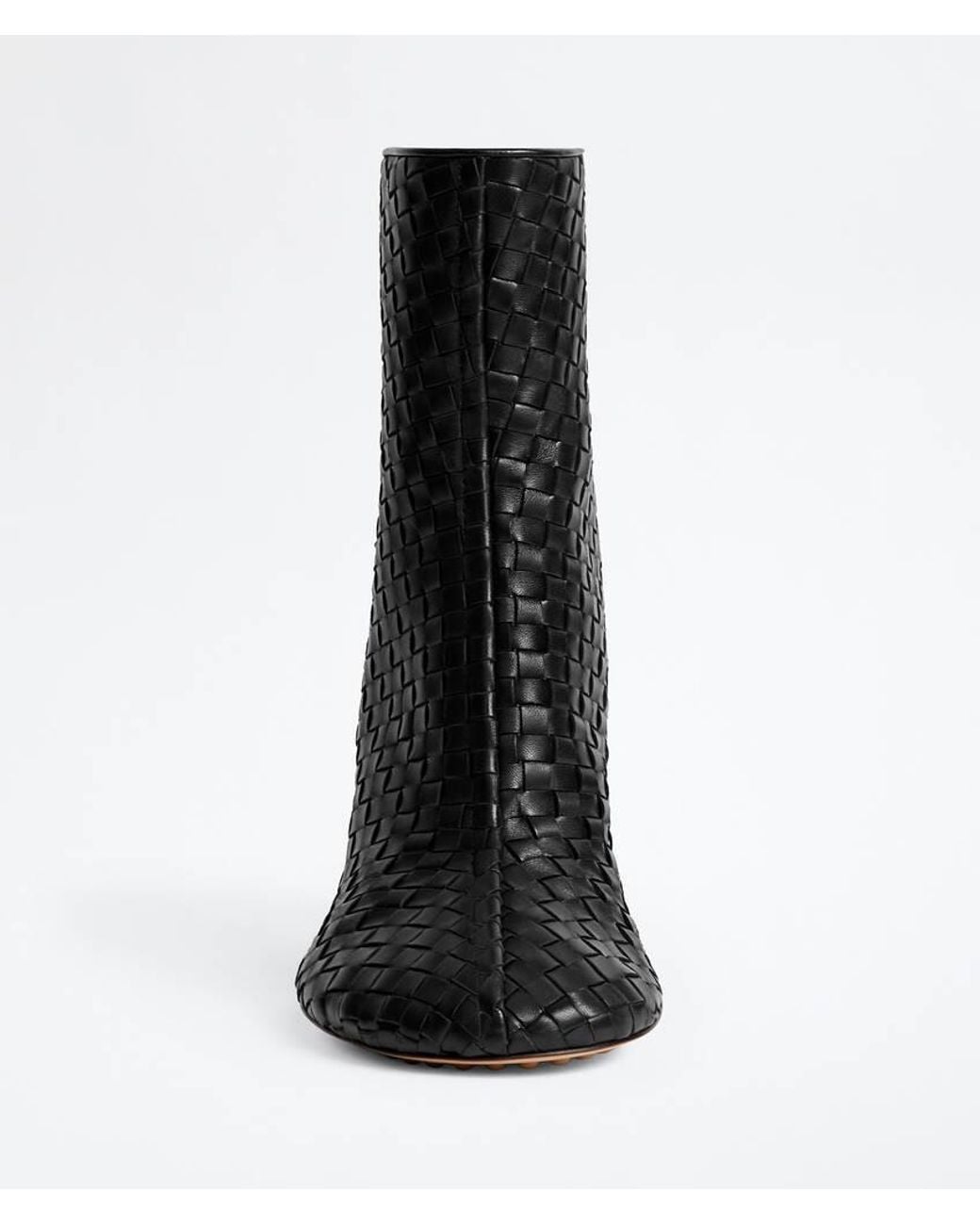 Bottega Veneta Black Cherry Ankle Boot