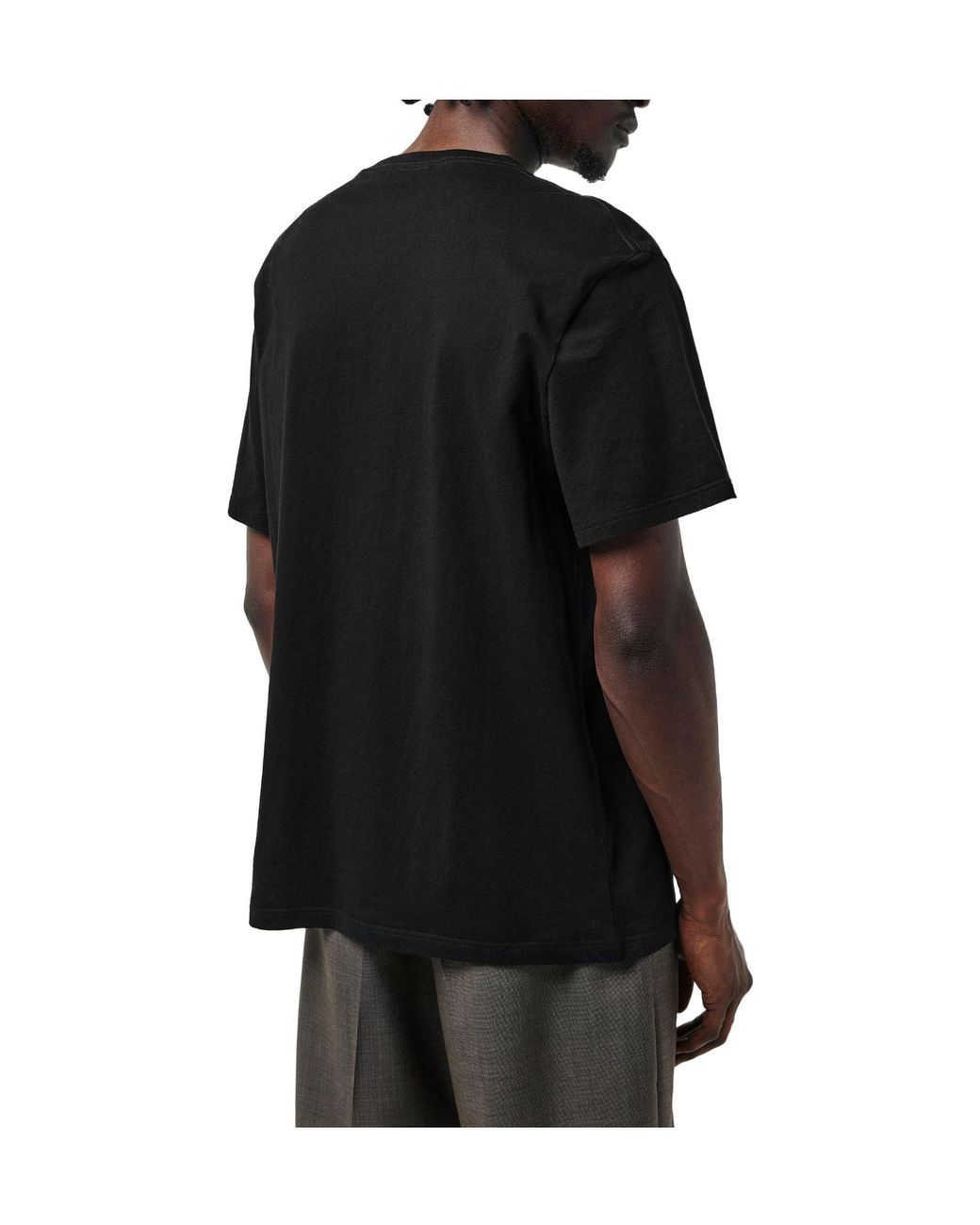 McQueen Black Classic Logo T-Shirt for men