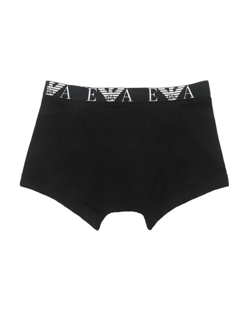 Emporio Armani Black Logo Boxer Briefs, Pack Of Two for men