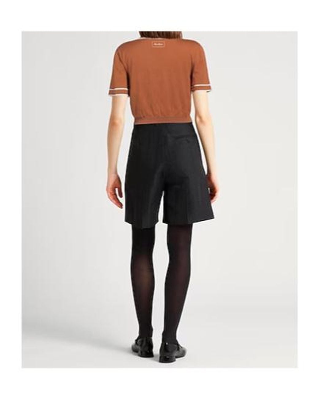 Max Mara Brown Short-Sleeved Knitwear