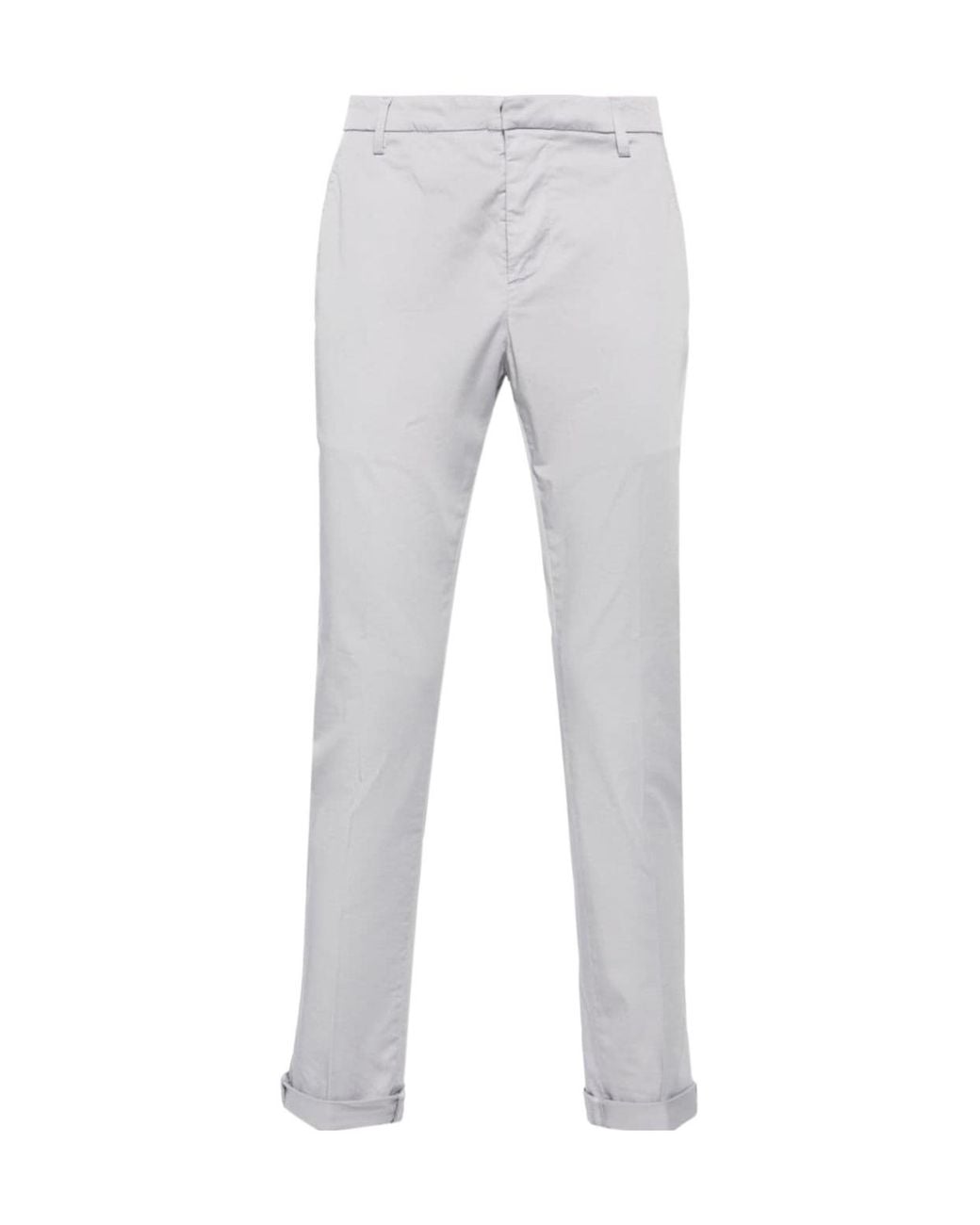 Dondup Gray Gaubert Slim-Fit Pants for men
