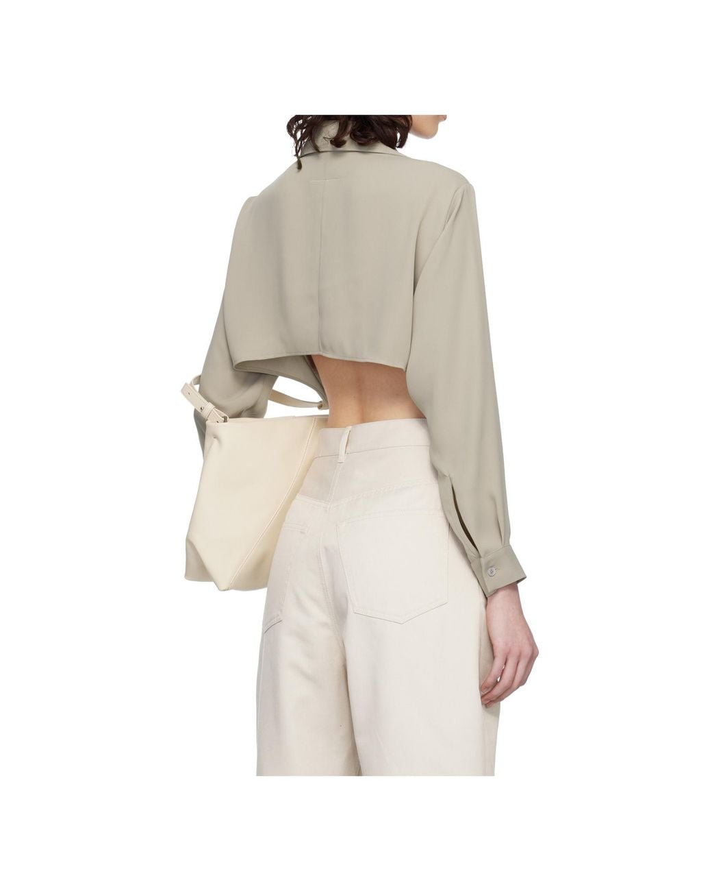 MM6 by Maison Margiela Natural Knot Detail Shirt