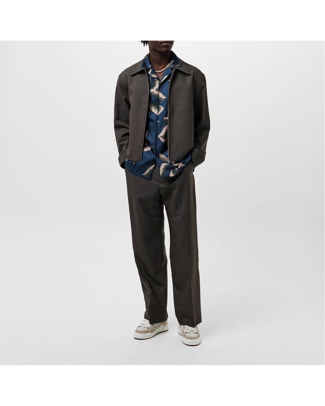 Dries Van Noten Blue Carlton Shirt for men