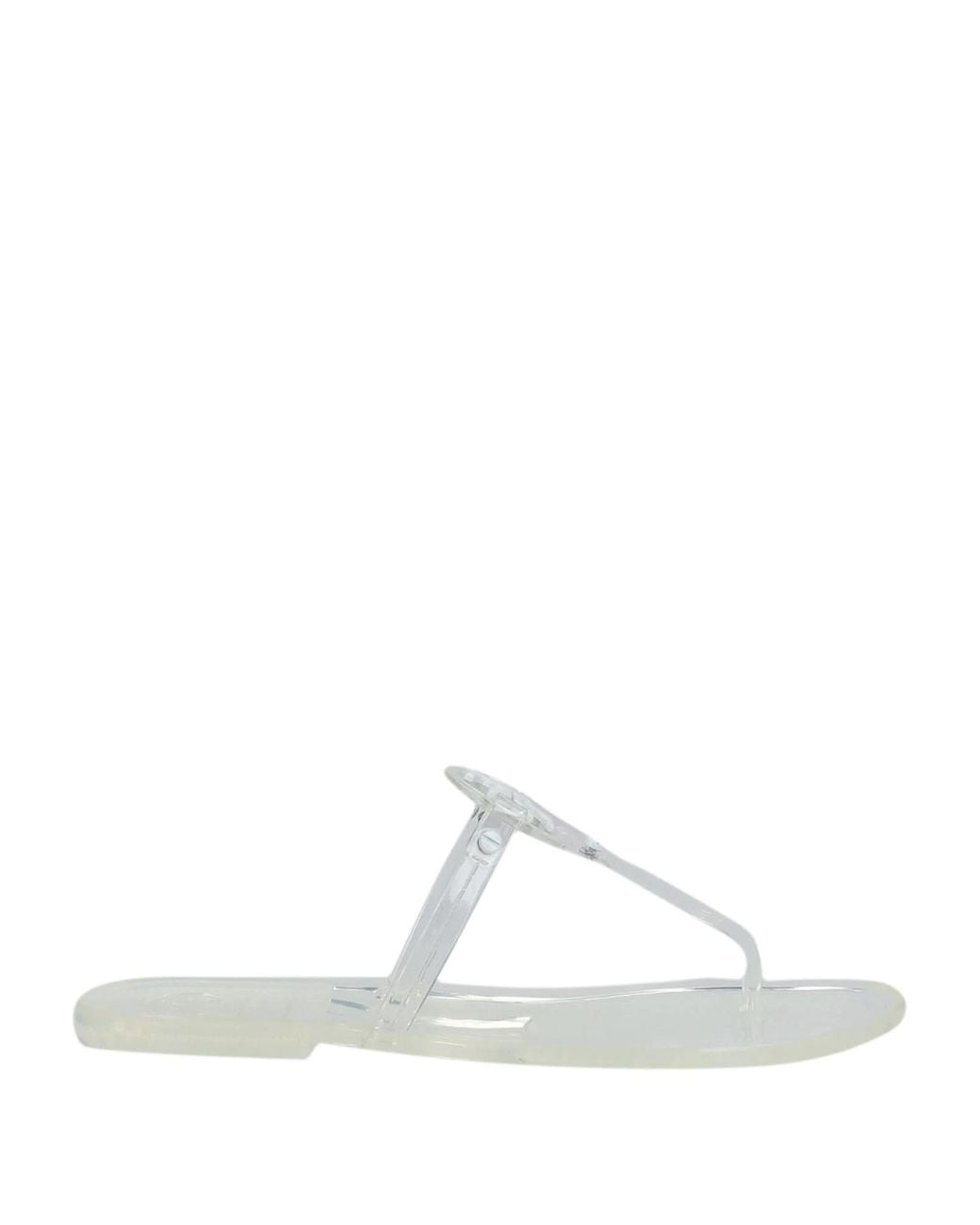 Tory Burch White Minimalist Flip-Flops