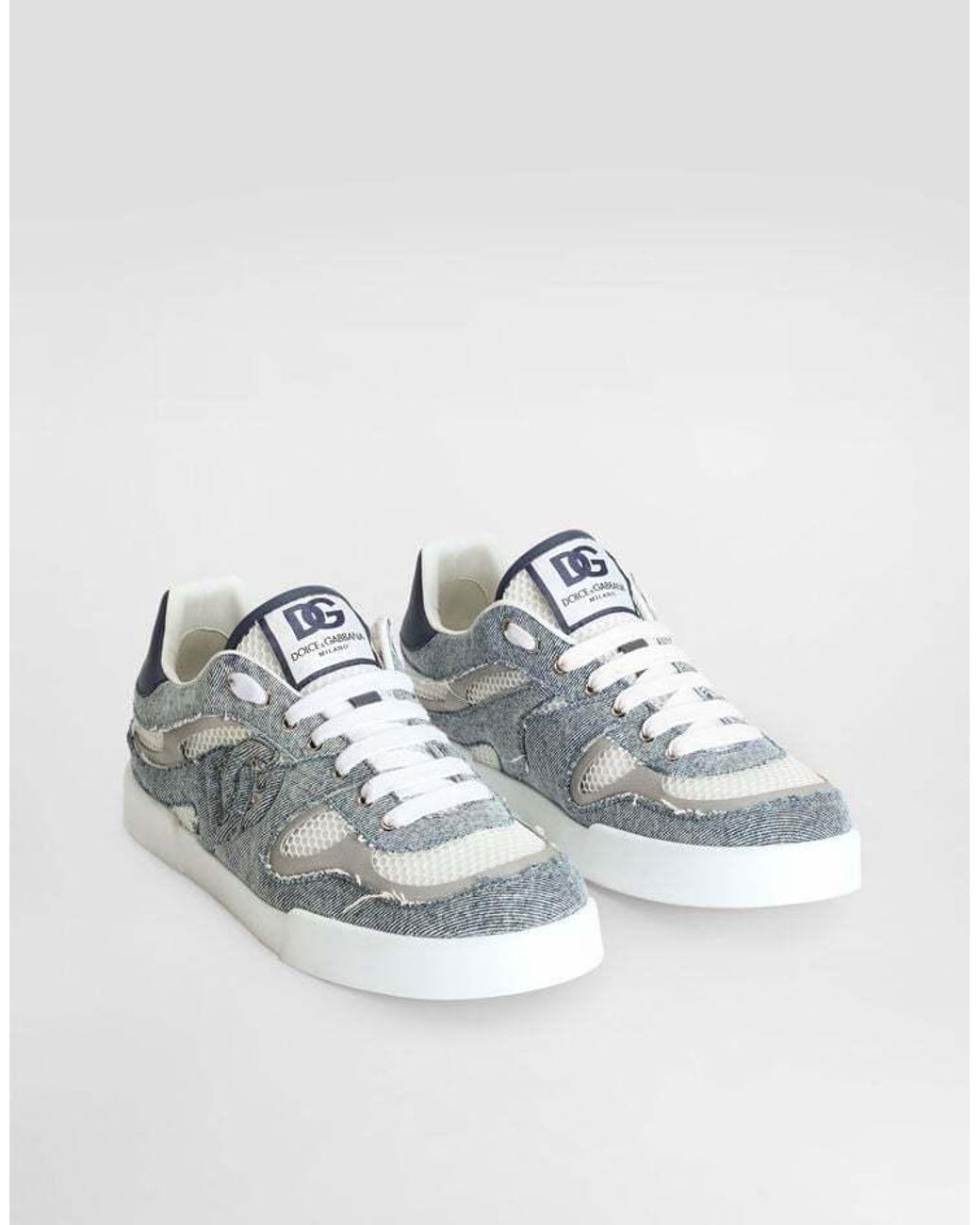 Dolce & Gabbana Blue Strobel Portofino Sneakers for men