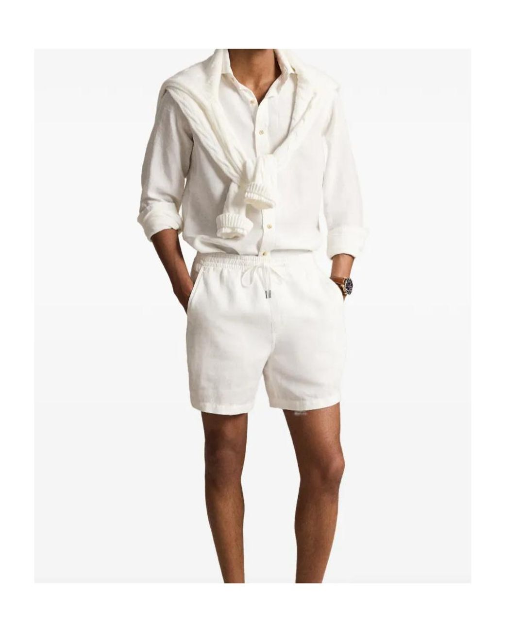 Polo Ralph Lauren White Long Sleeved Shirt for men