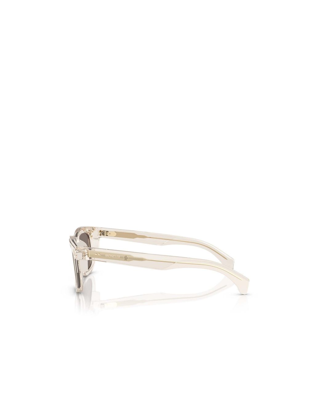Moncler White Eyewear Claro Square Frame Sunglasses for men