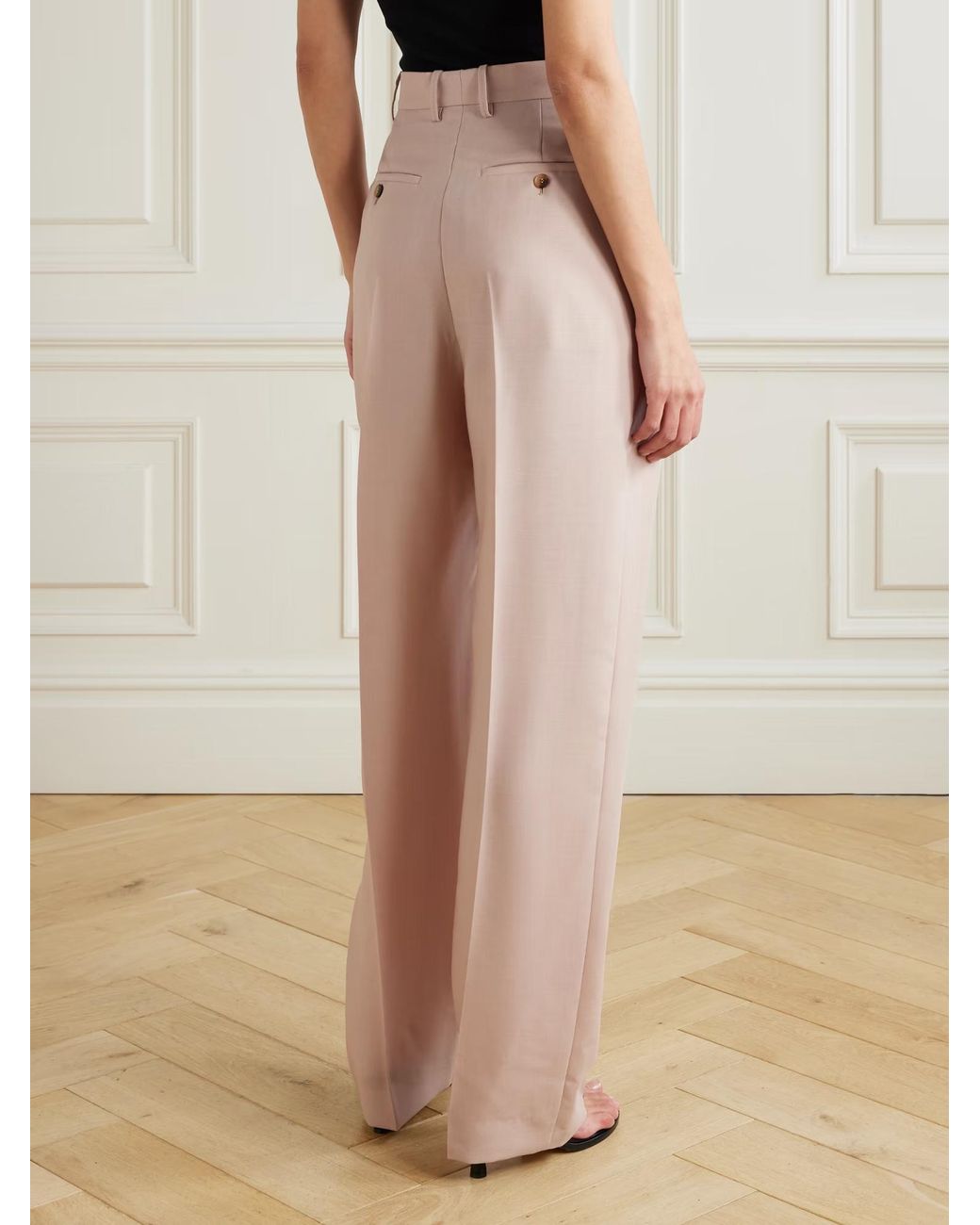 Wardrobe NYC Pink Casual Pants With Belt Loops
