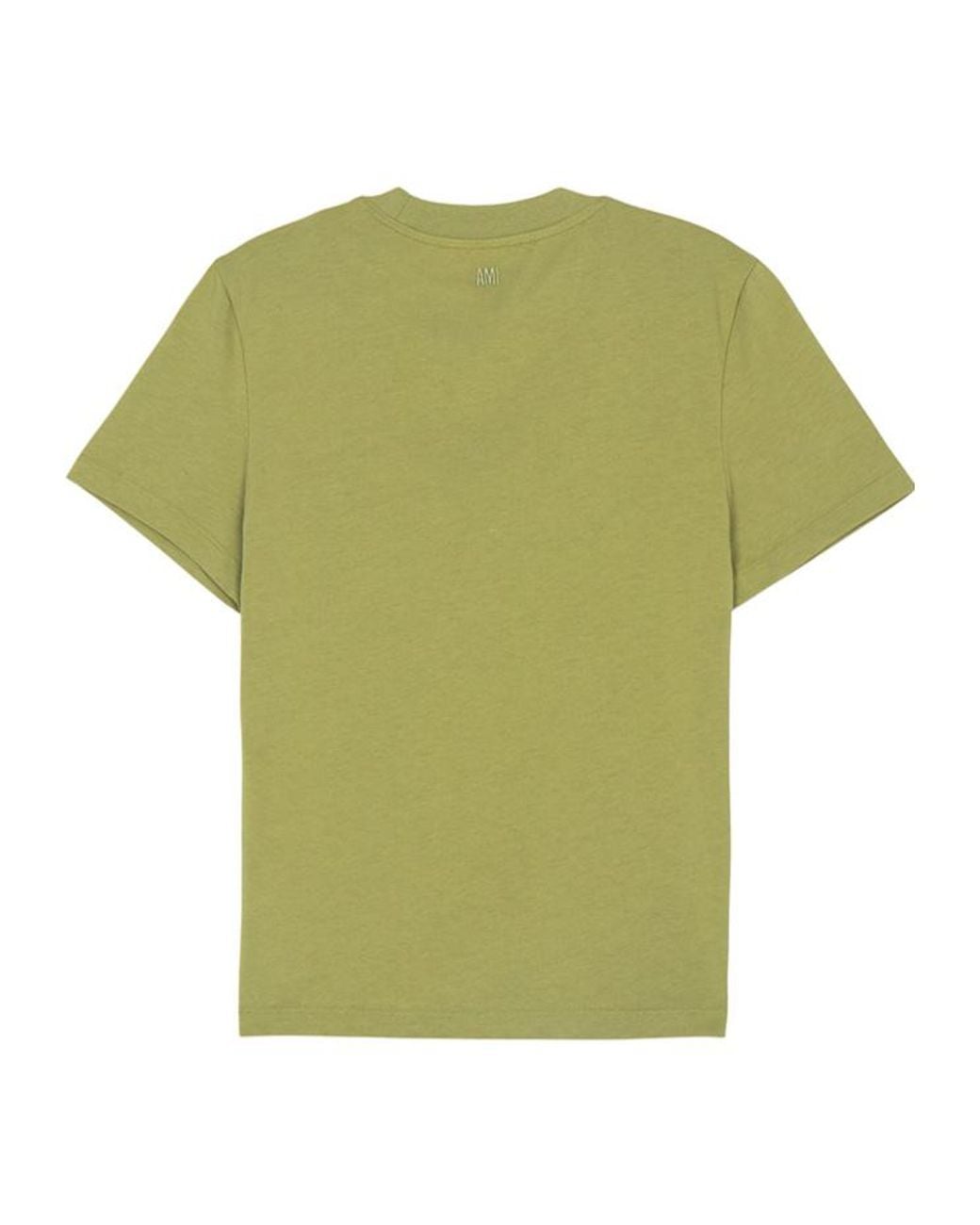 AMI Green Ami Ami De Coeur Crewneck T-Shirt