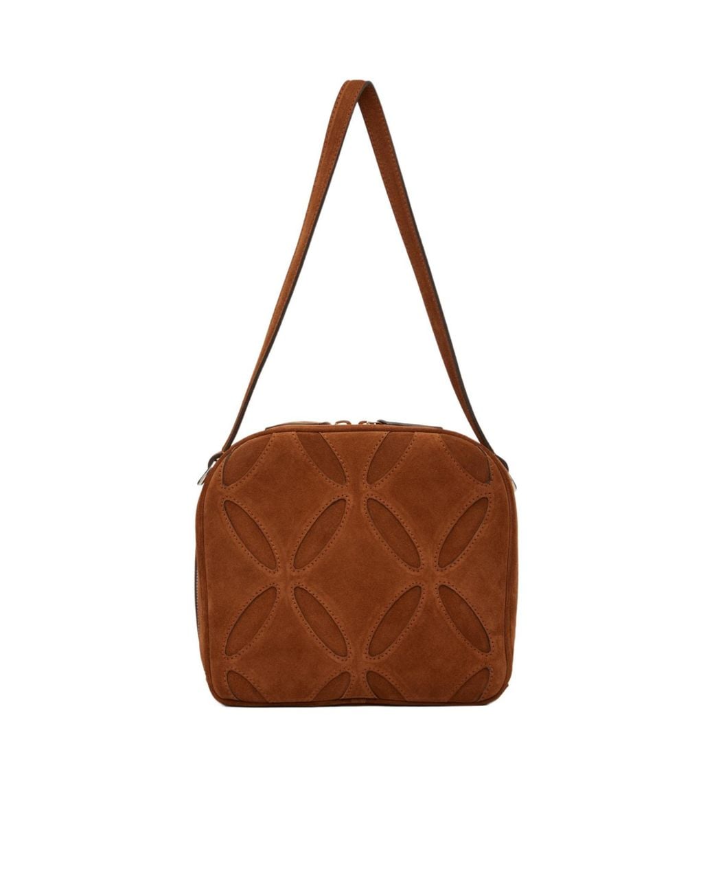 STEFAN COOKE Brown Bowling Shoulder Bag for men