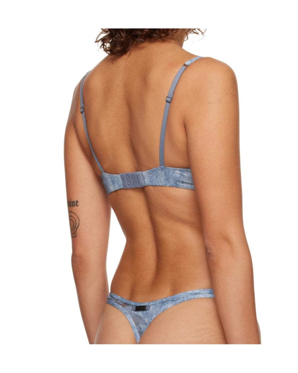 DIESEL Blue X Savage X Fenty Lace Panelled Bralette