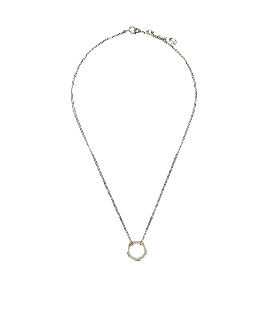 Tory Burch Metallic Fashion Metal Pendant Necklace