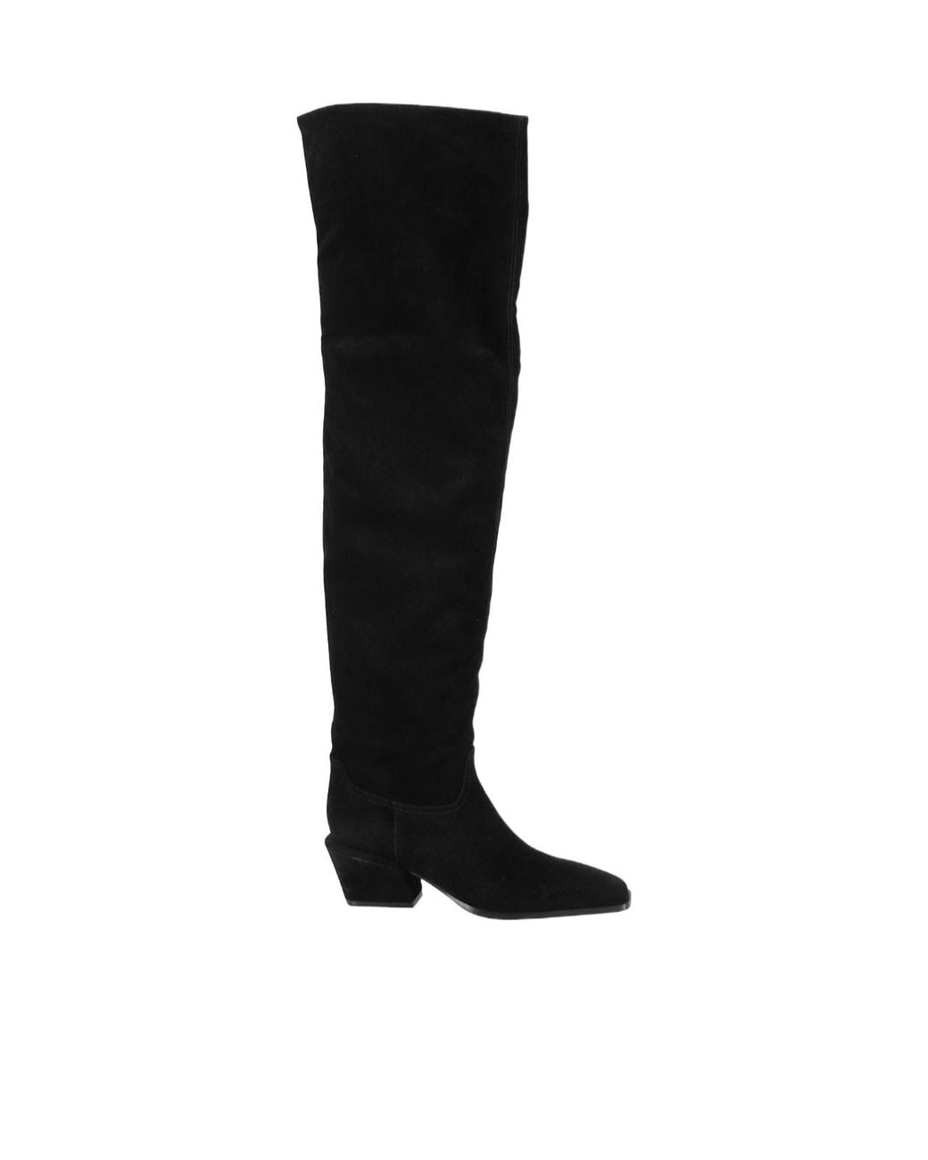 Paris Texas Black Bettina Over The Knee Boots