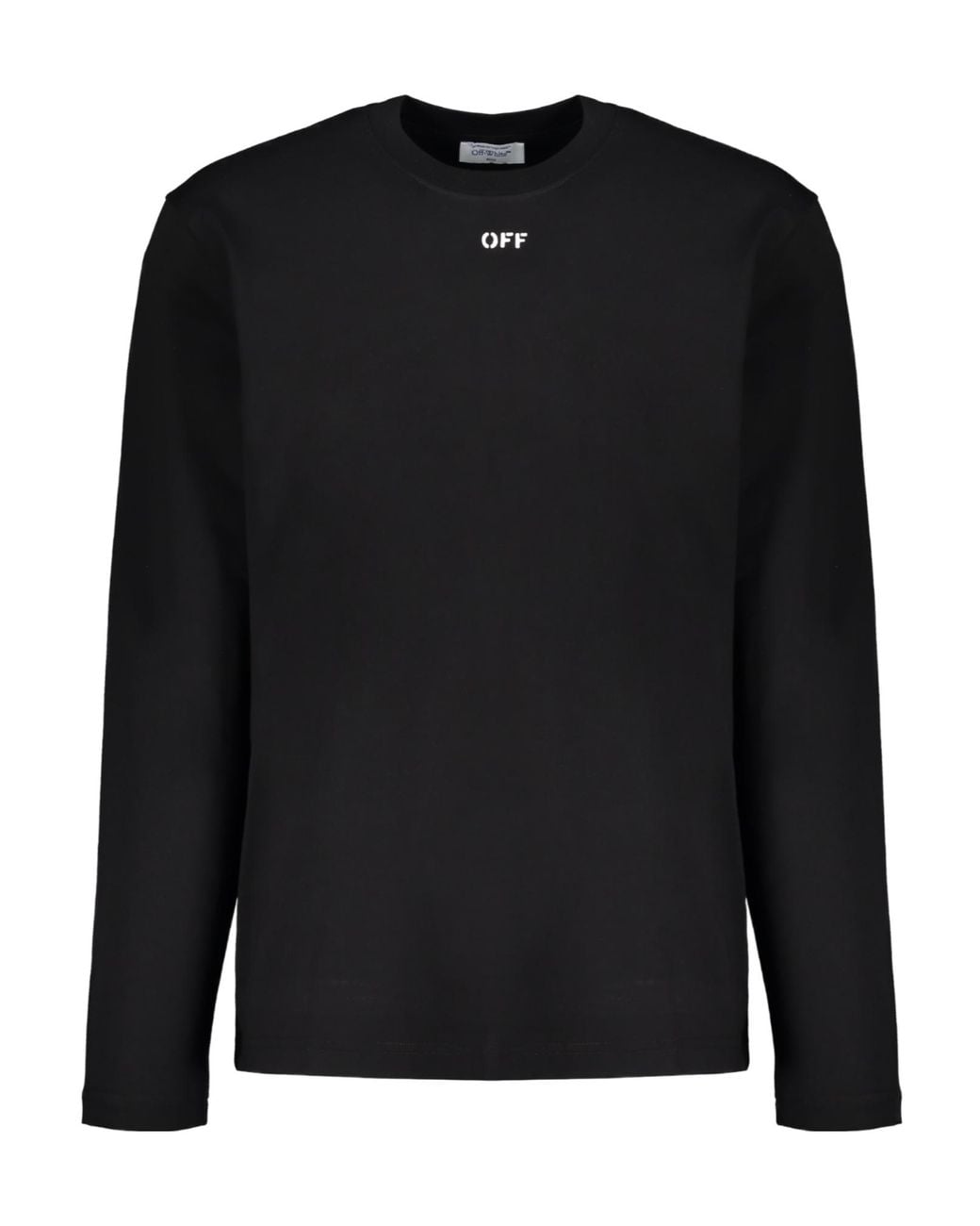 Off-White c/o Virgil Abloh Black Brick Arrow Long-Sleeve T-Shirt for men