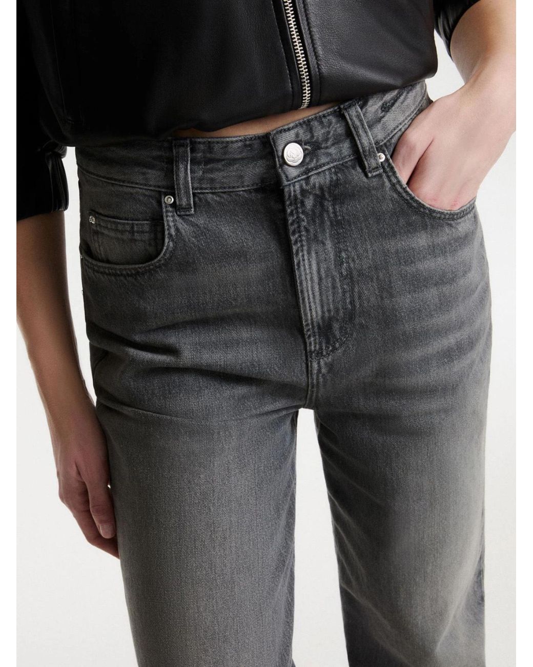 Marella Gray Straight Leg Jeans