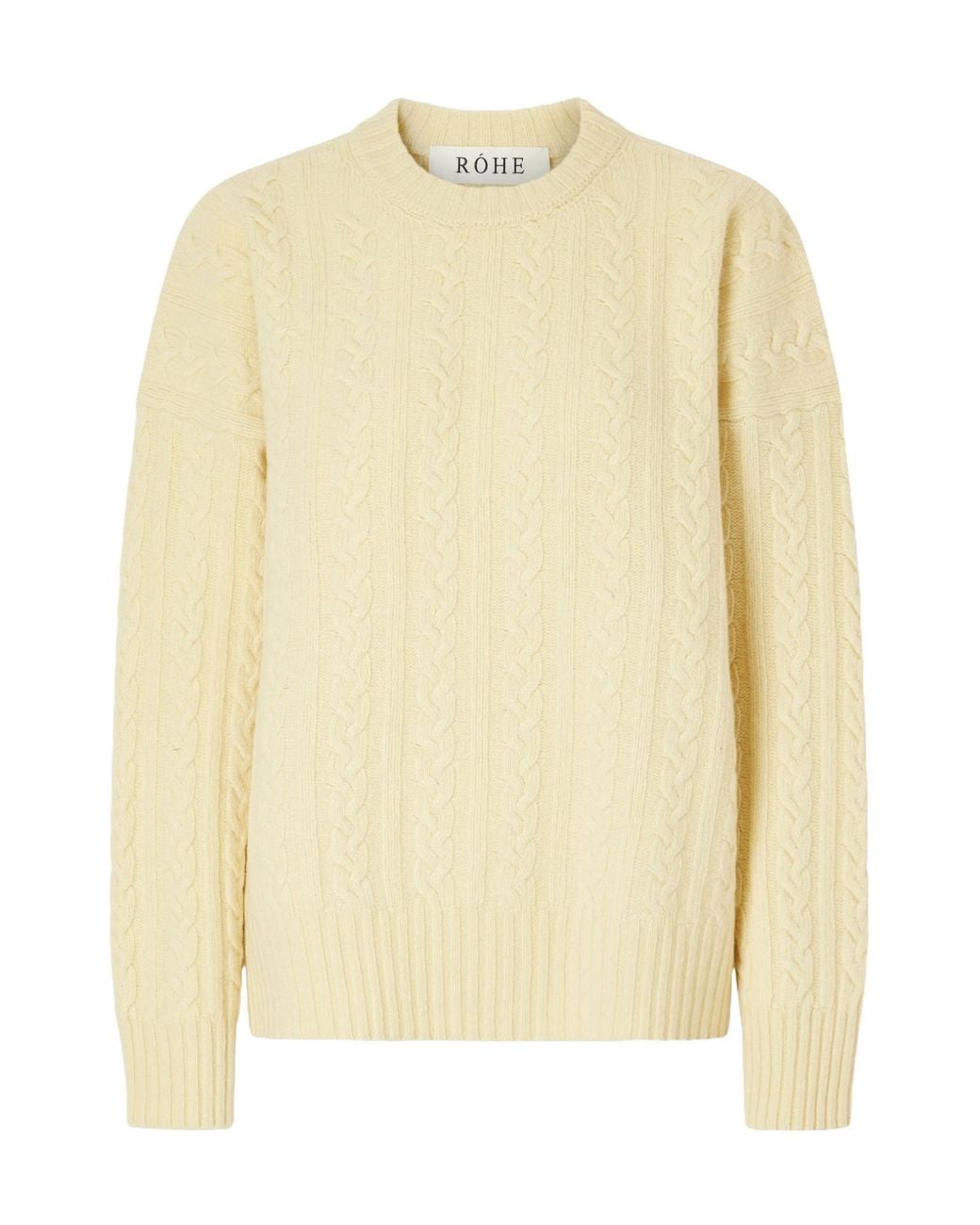 Rohe Natural Cable-Knit Sweater
