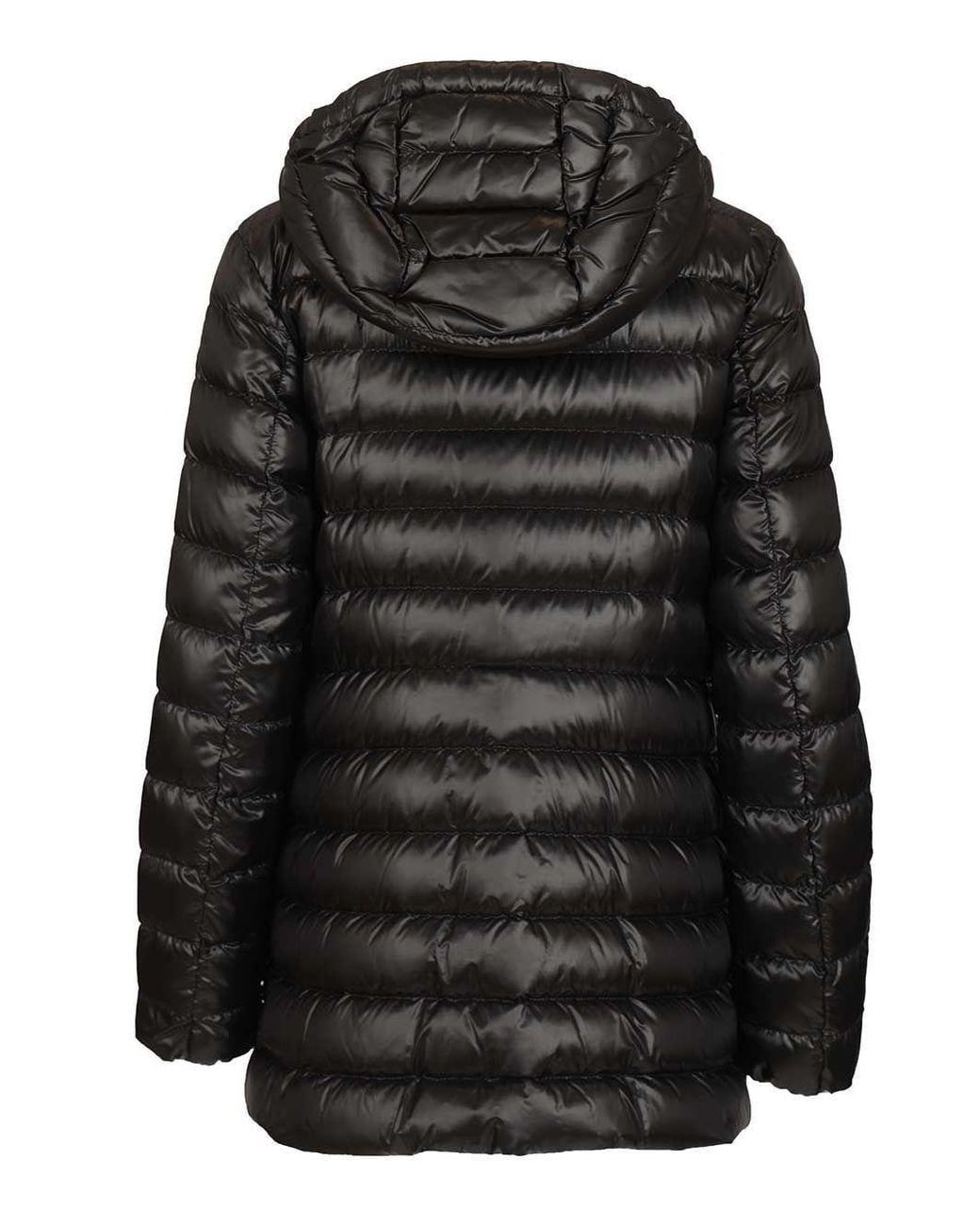 Moncler Black Jasmin Zip-Up Quilted Jacket