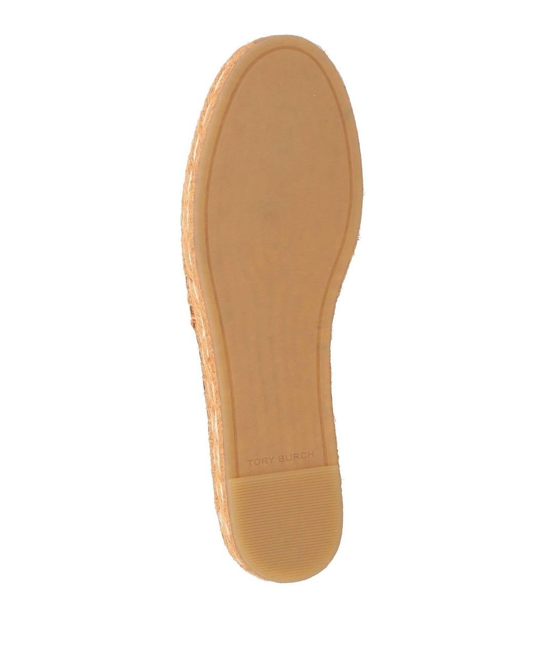 Tory Burch Brown Minimalist Versatile Leather Straw Shoes
