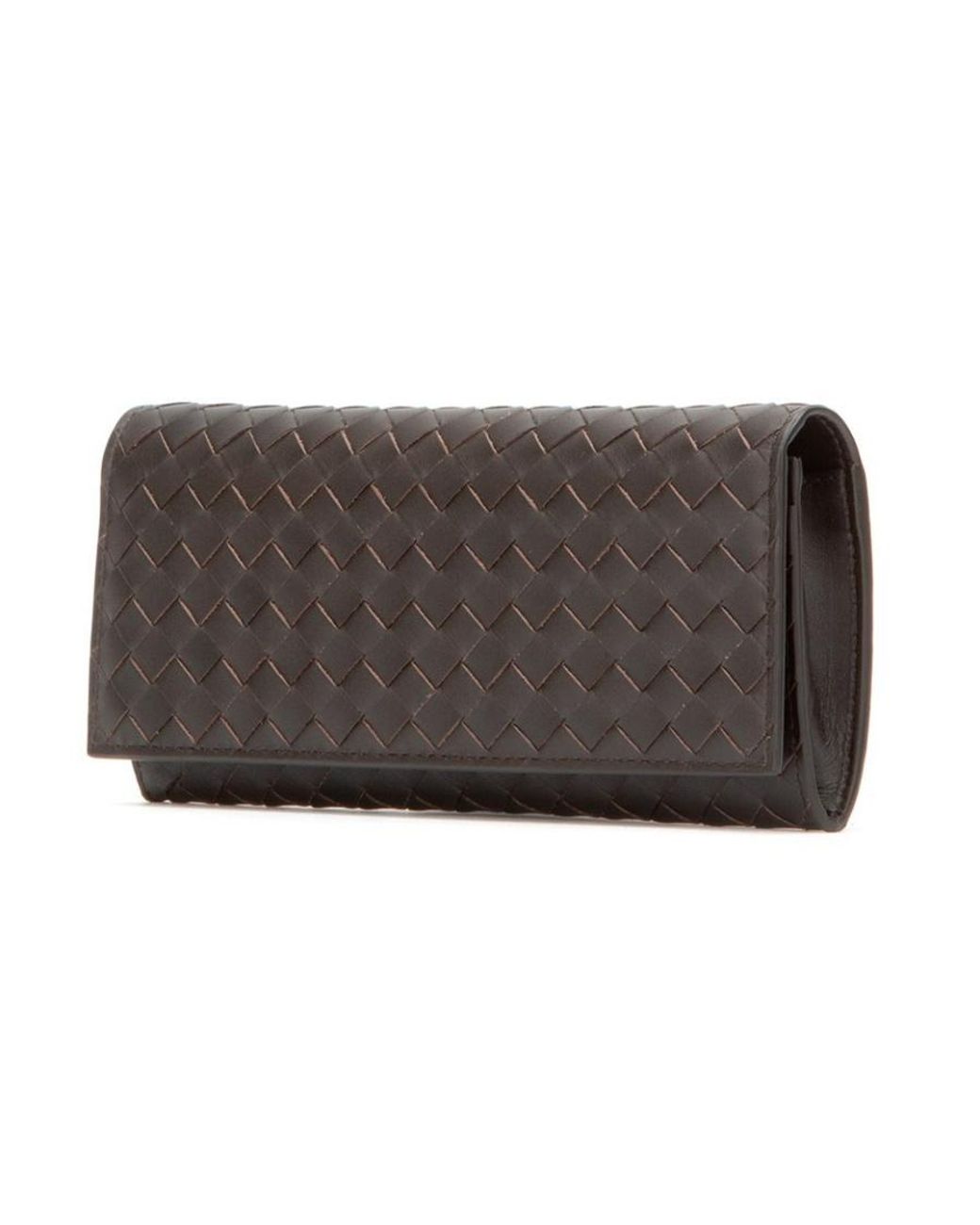 Bottega Veneta Gray Logo Folding Wallet for men