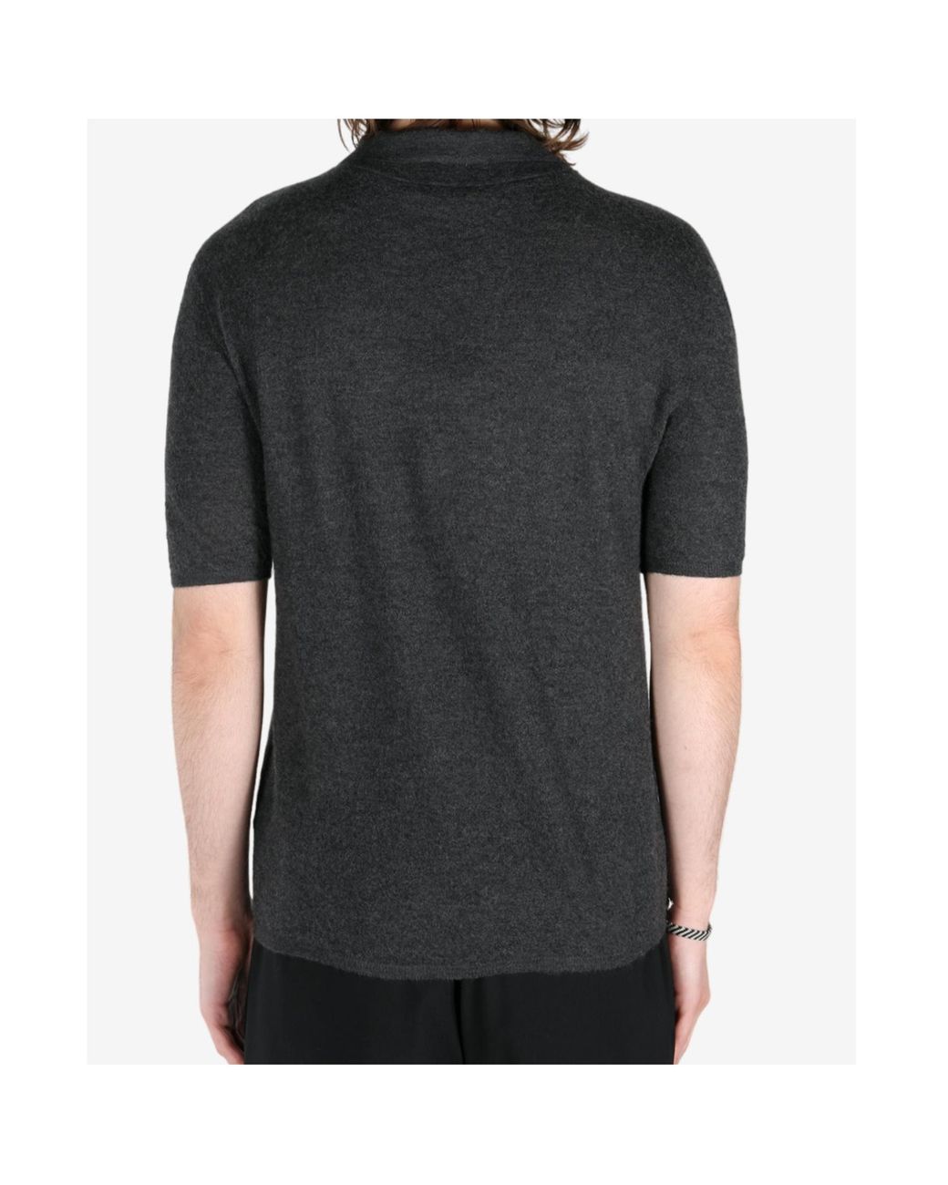 The Row Black Cashmere T-Shirt for men
