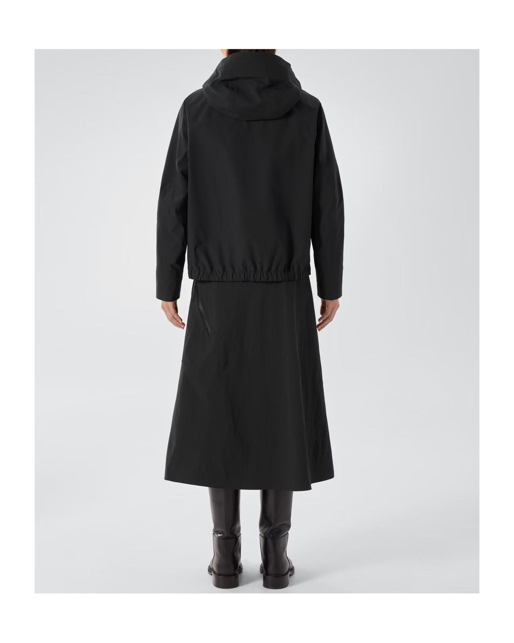 Veilance Black Asset Sl Hooded Jacket